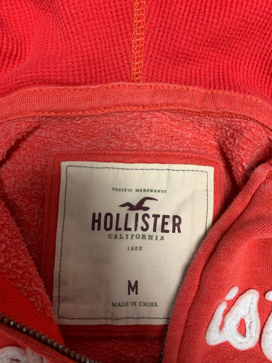 홀리스터후드집업,주황,M 상품이미지8