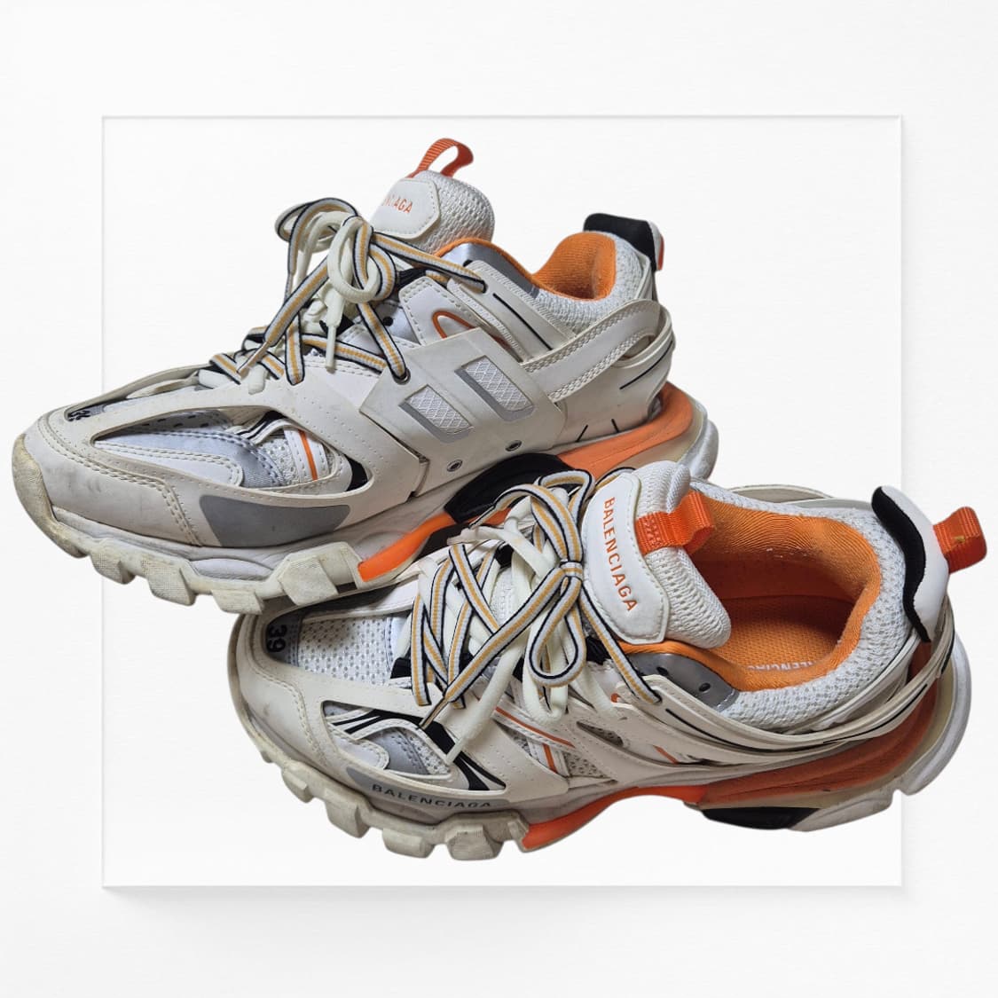 [명품스니커즈🔥] 39 발렌시아가 트랙 스니커즈 흰주 상품이미지1