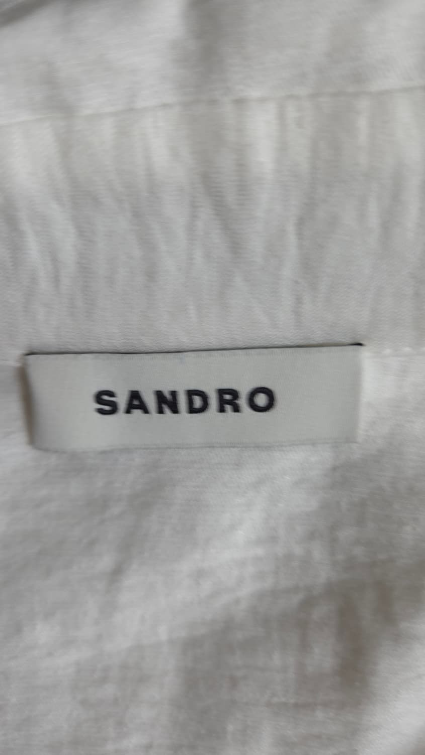 산드로 크롭 크링클 트윌 셔츠 블라우스 55~77 상품이미지9