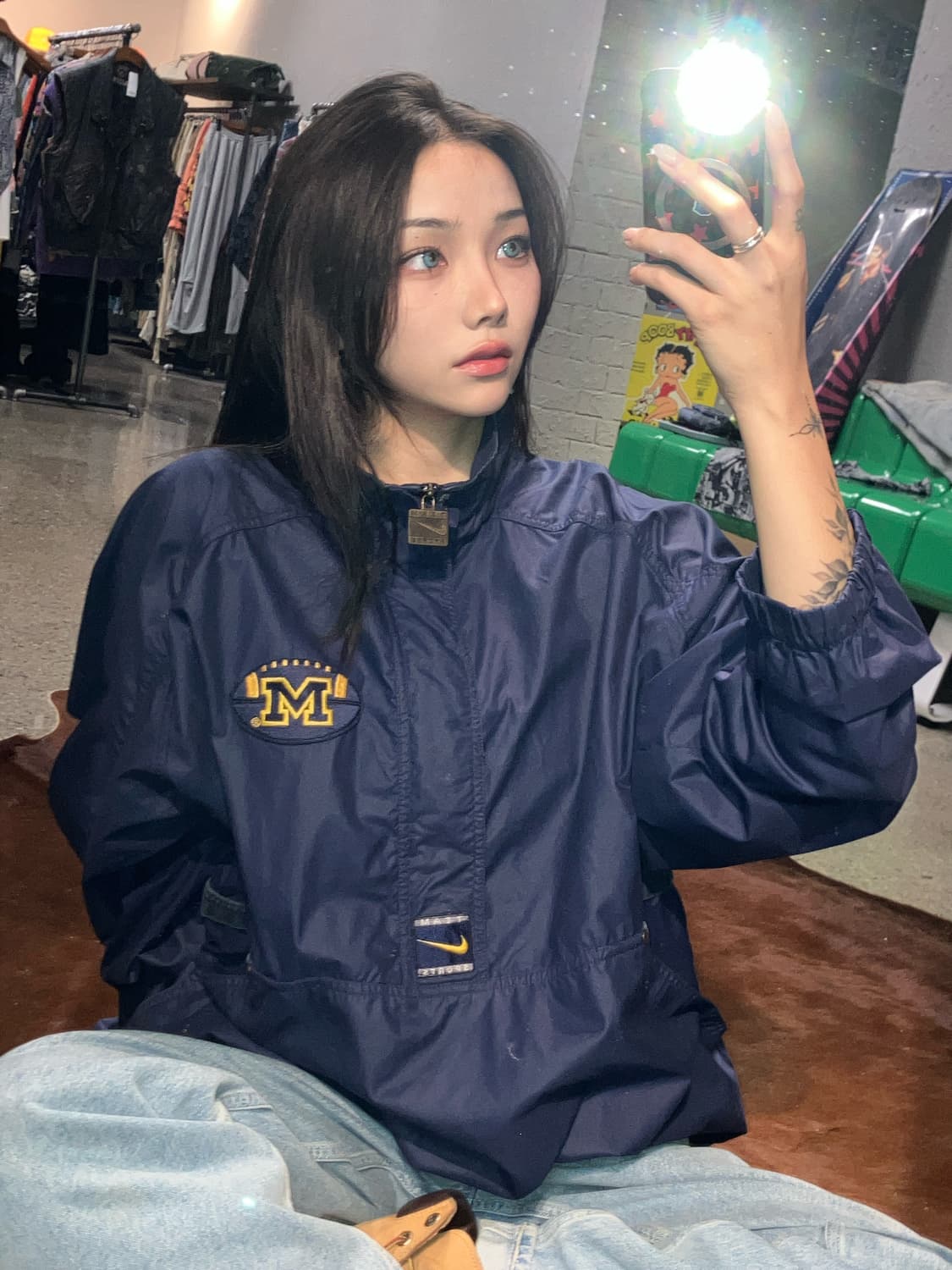 나이키 올드스쿨 아노락  상품이미지3