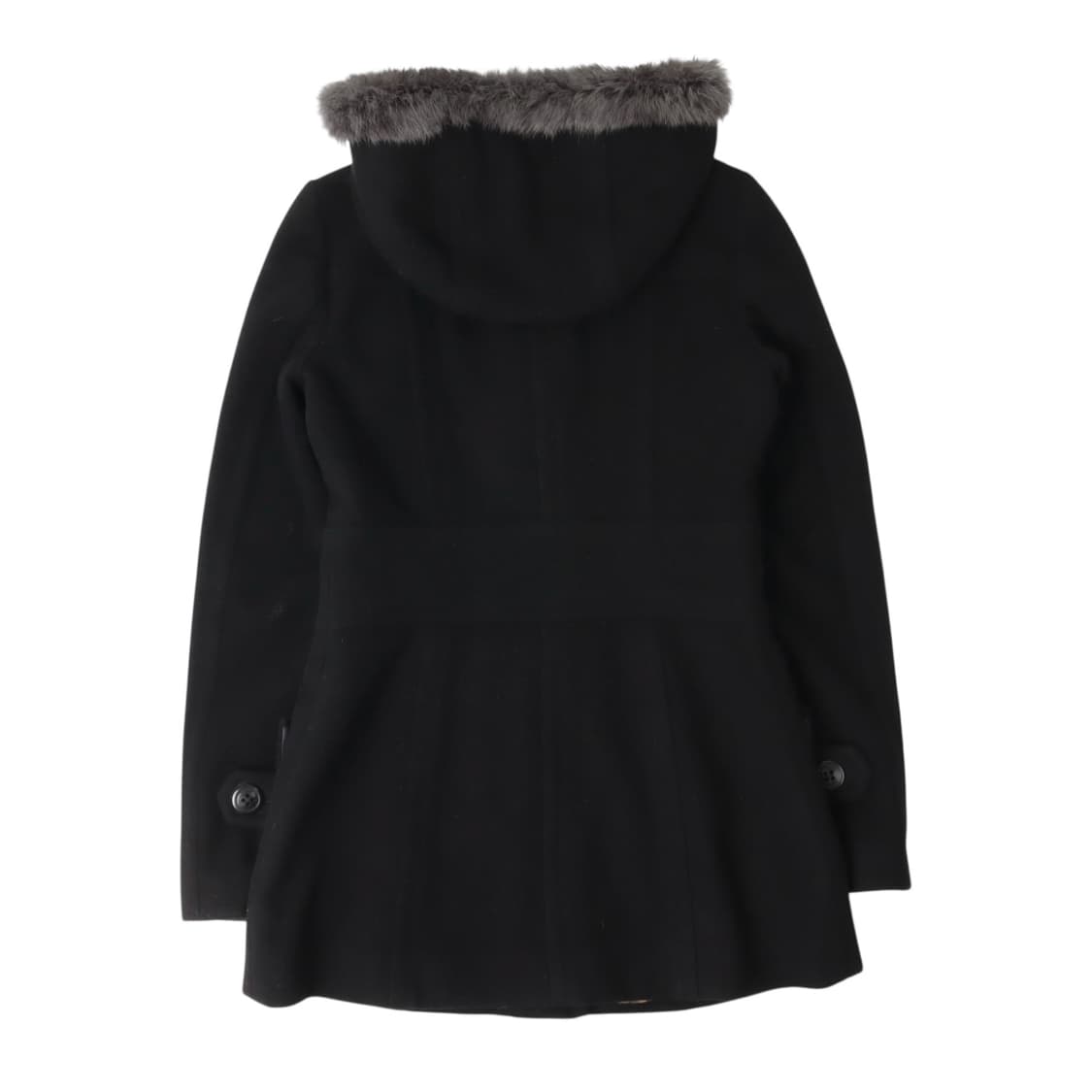 버버리 블루라벨 퍼 후드 빅버튼 울 코트 상품이미지5