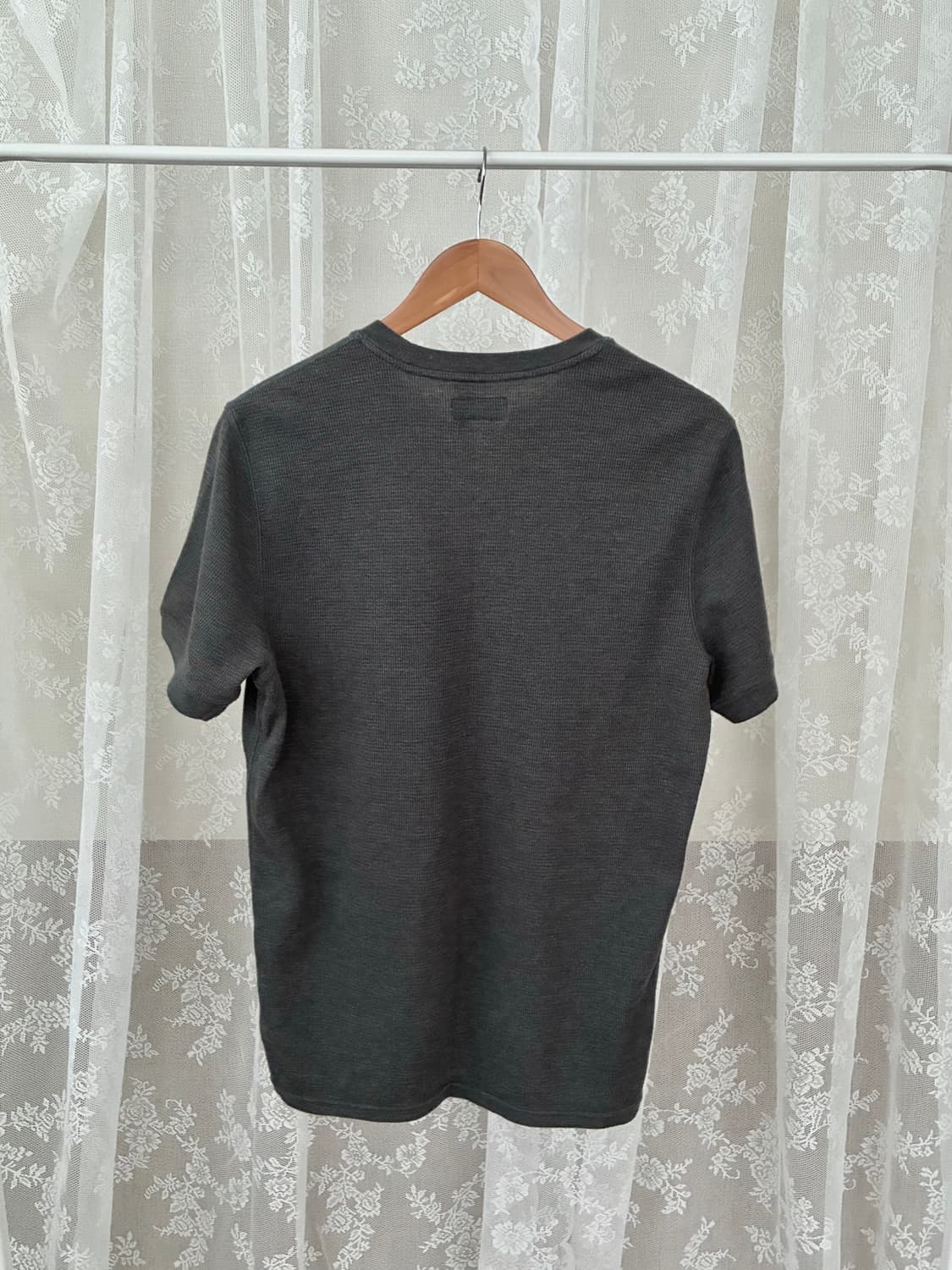 M) 폴로 랄프로렌 와플 반팔 티셔츠 그레이 상품이미지2