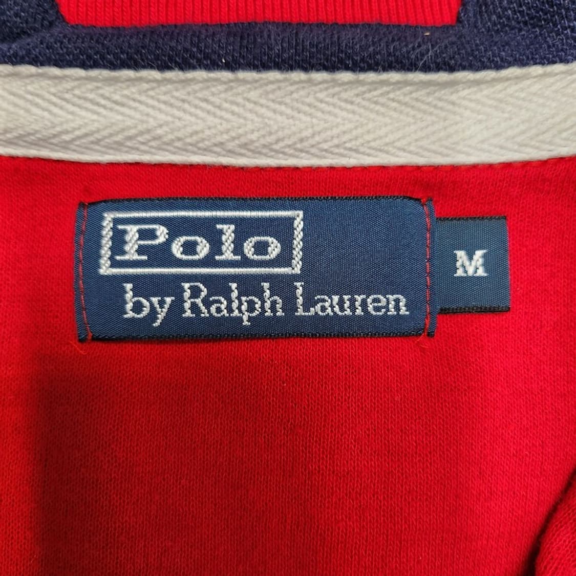 RALPH LAUREN 빅포니 USA 레이싱 반집업  M 상품이미지7