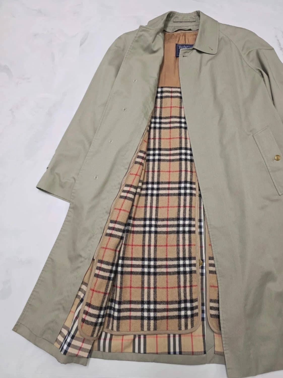 버버리 트렌치 코트 울내피 탈부착 100 상품이미지3