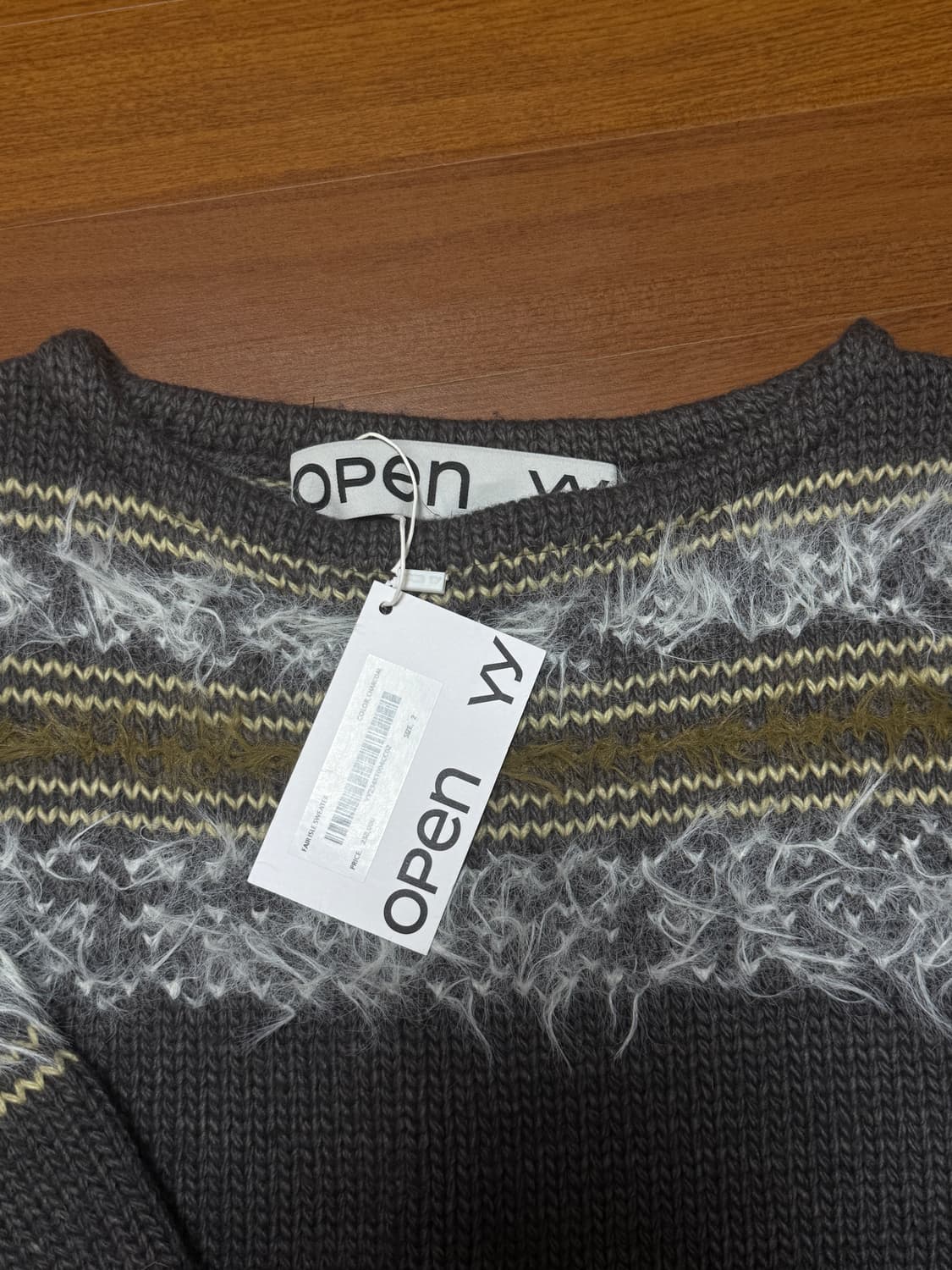 오픈와이와이 openyy 페어아일 스웨터 니트 상품이미지4