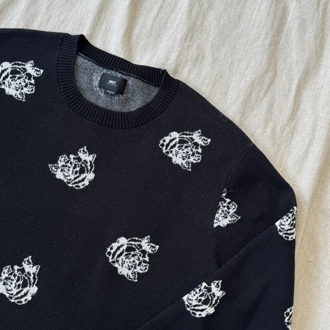 오베이 플라워 니트 L 상품이미지2