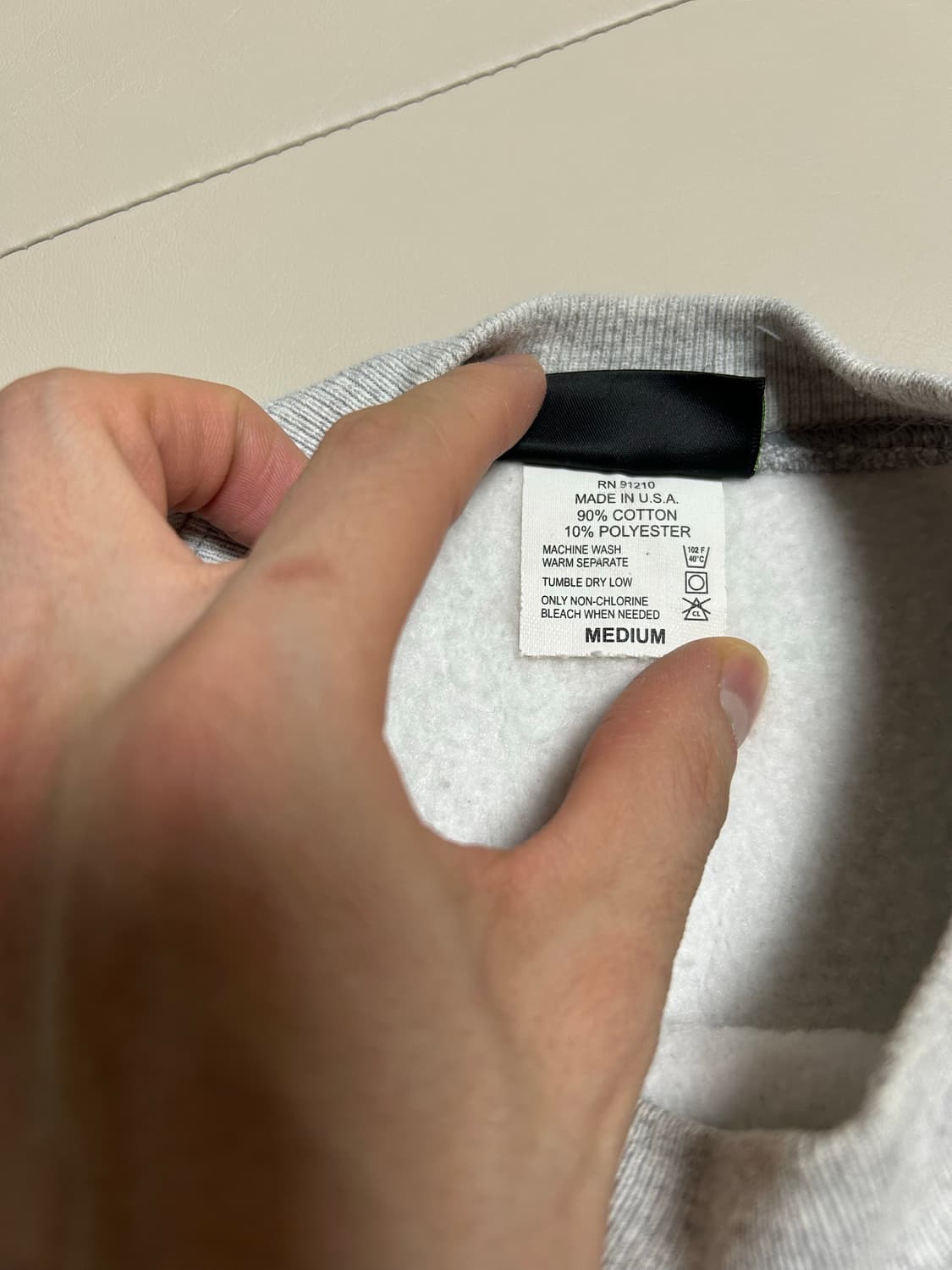 캠버 헤비웨이트 스웨트셔츠 M (Made in USA) 상품이미지3