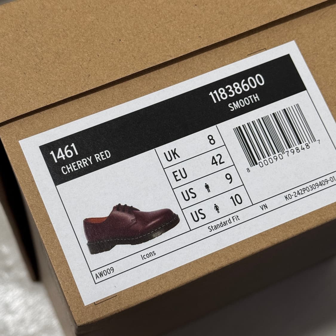 닥터마틴 1461 체리레드 상품이미지3