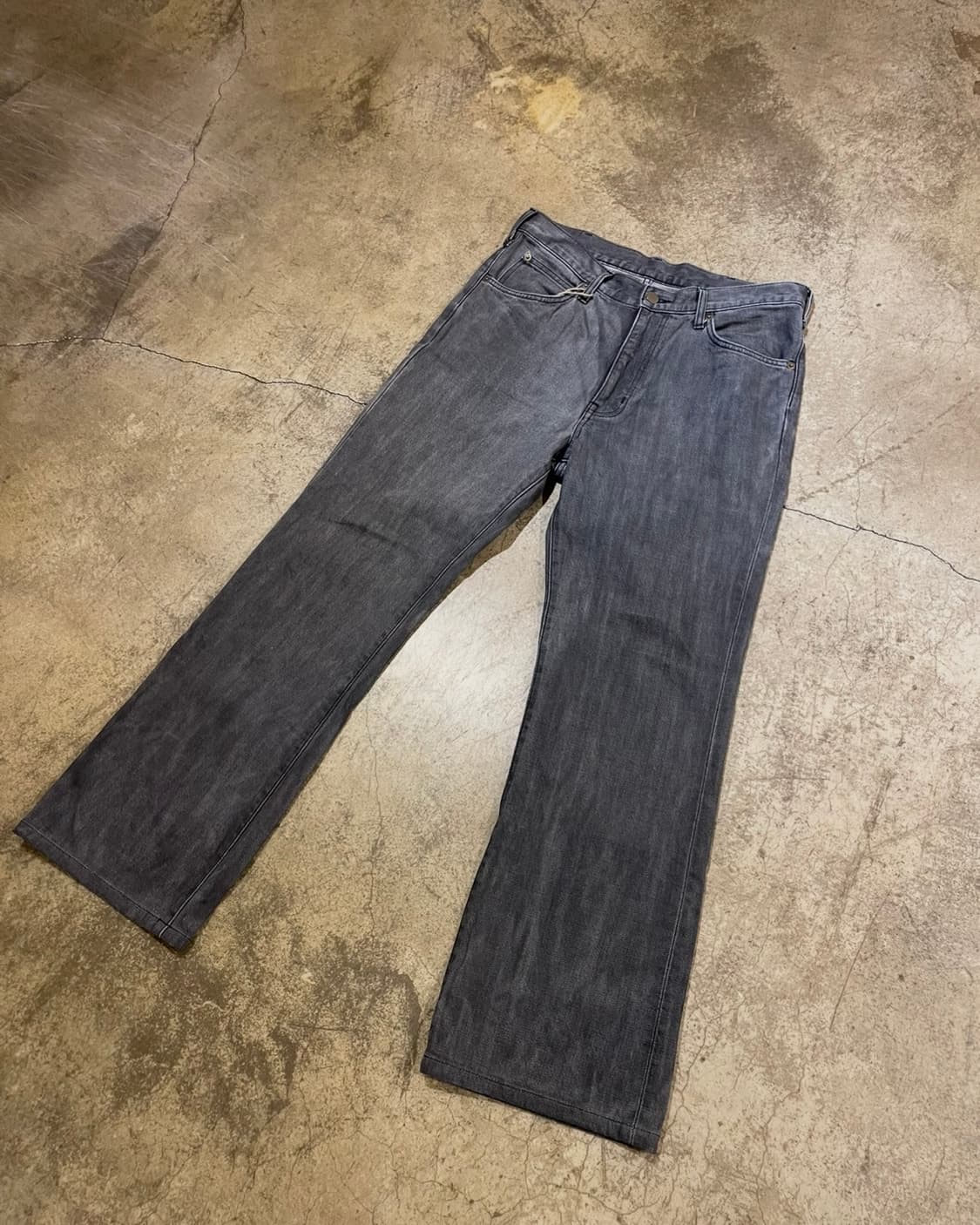 Wrangler wo377 그레이 플레어 데님 팬츠 상품이미지7