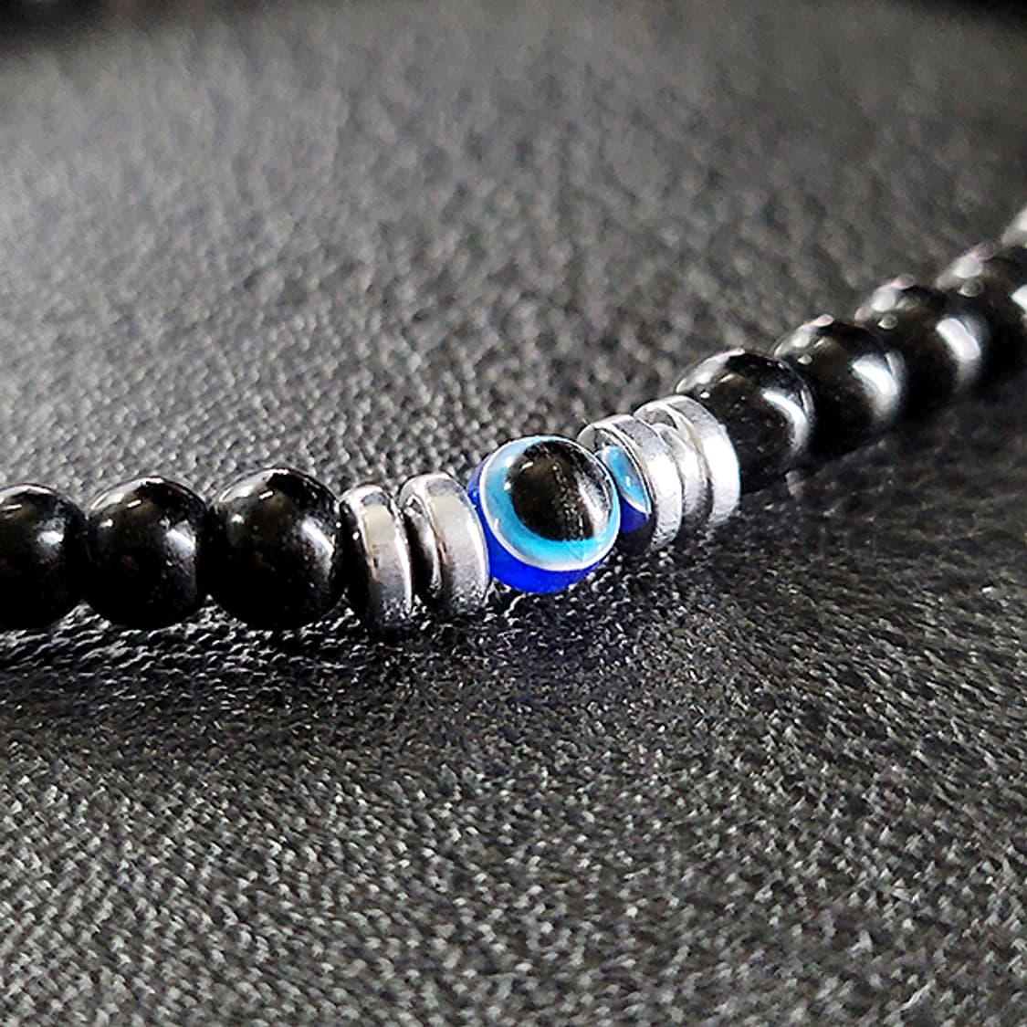 관음의눈 옵시디언 4mm 남자 빈티지 흑요석 원석 팔찌 상품이미지2