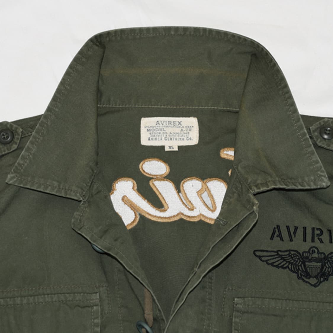 Avirex model A-75 밀리터리셔츠자켓 상품이미지8