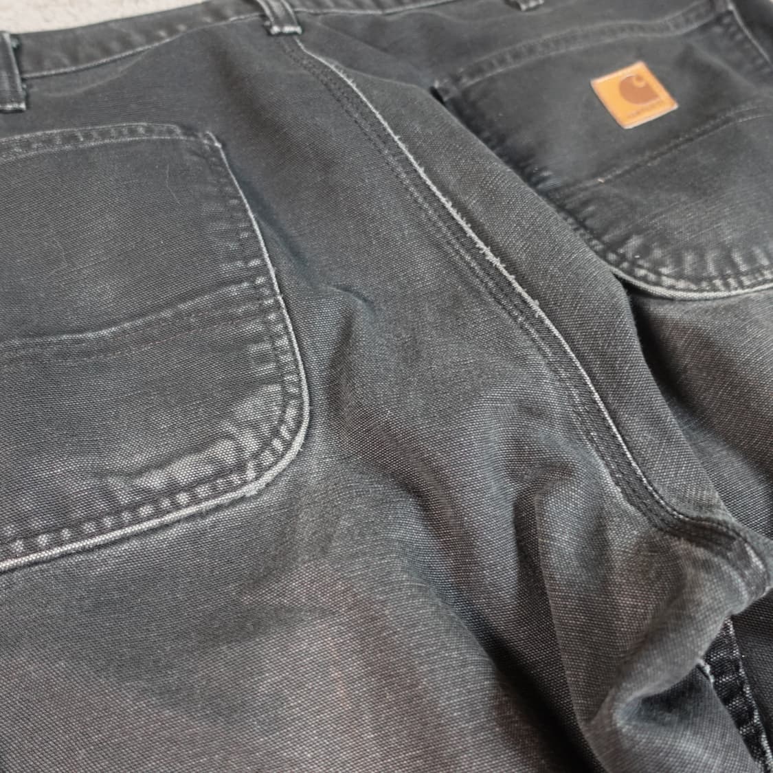 빈티지 칼하트 b11 싱글니 블랙페이딩 팬츠 36x30 상품이미지10