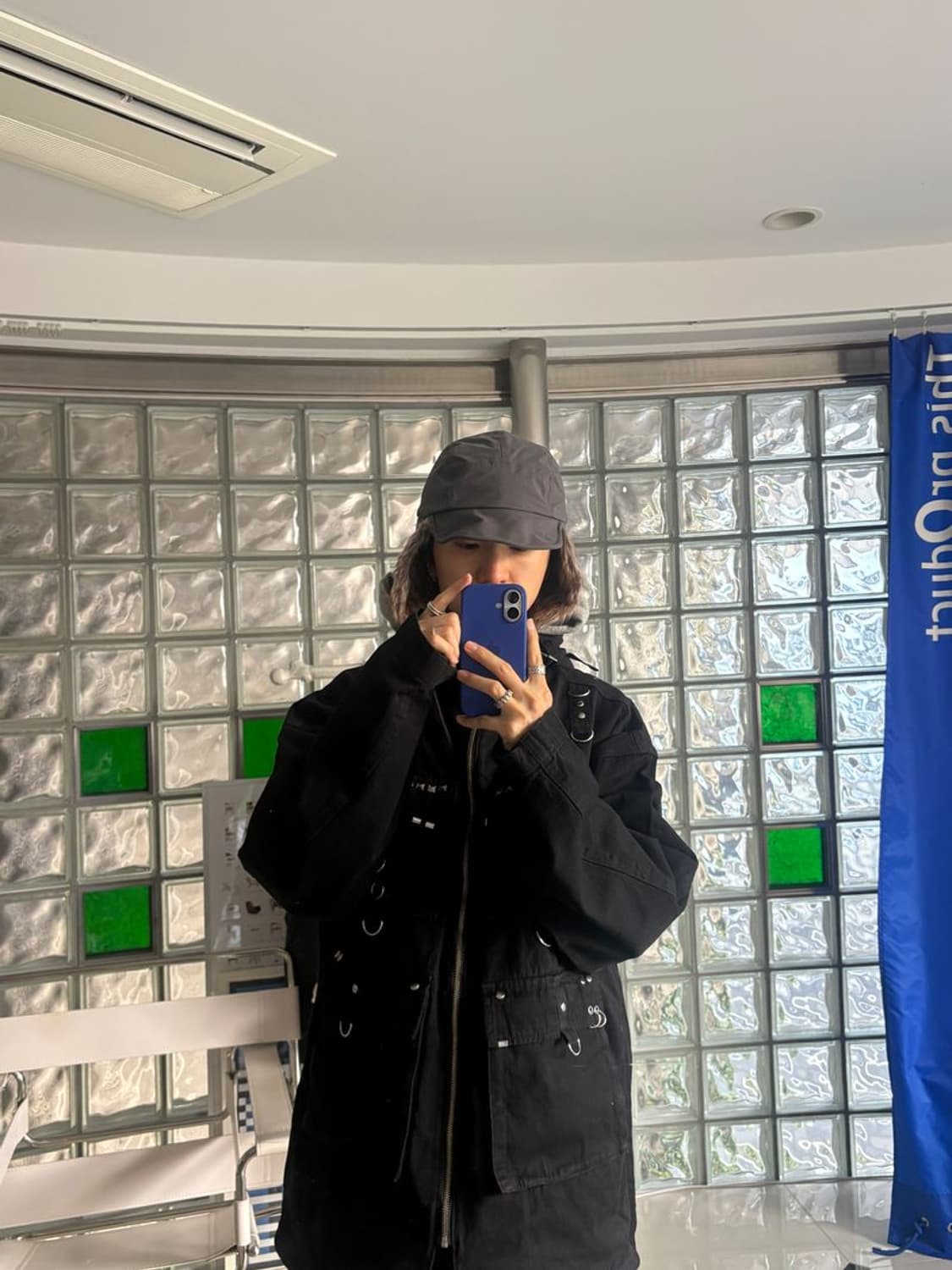 WATER PROOF PADDED FLAP CAP 방수 패딩 플랩 캡 상품이미지5