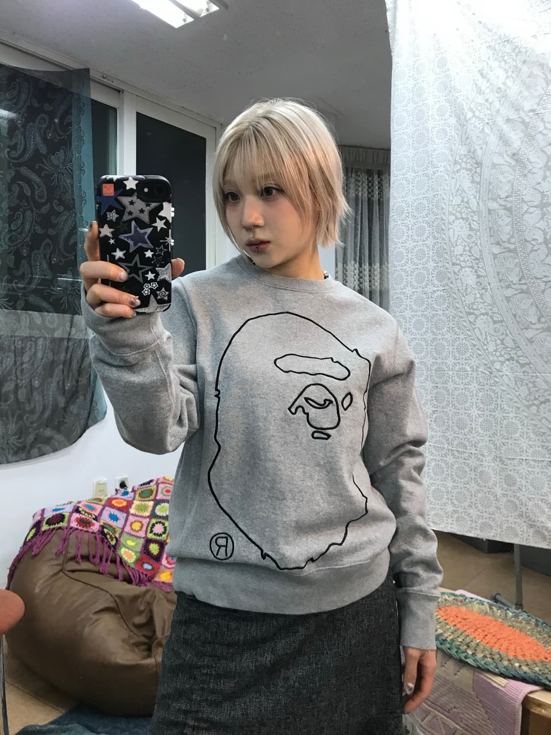 베이프 aape 맨투맨  상품이미지2