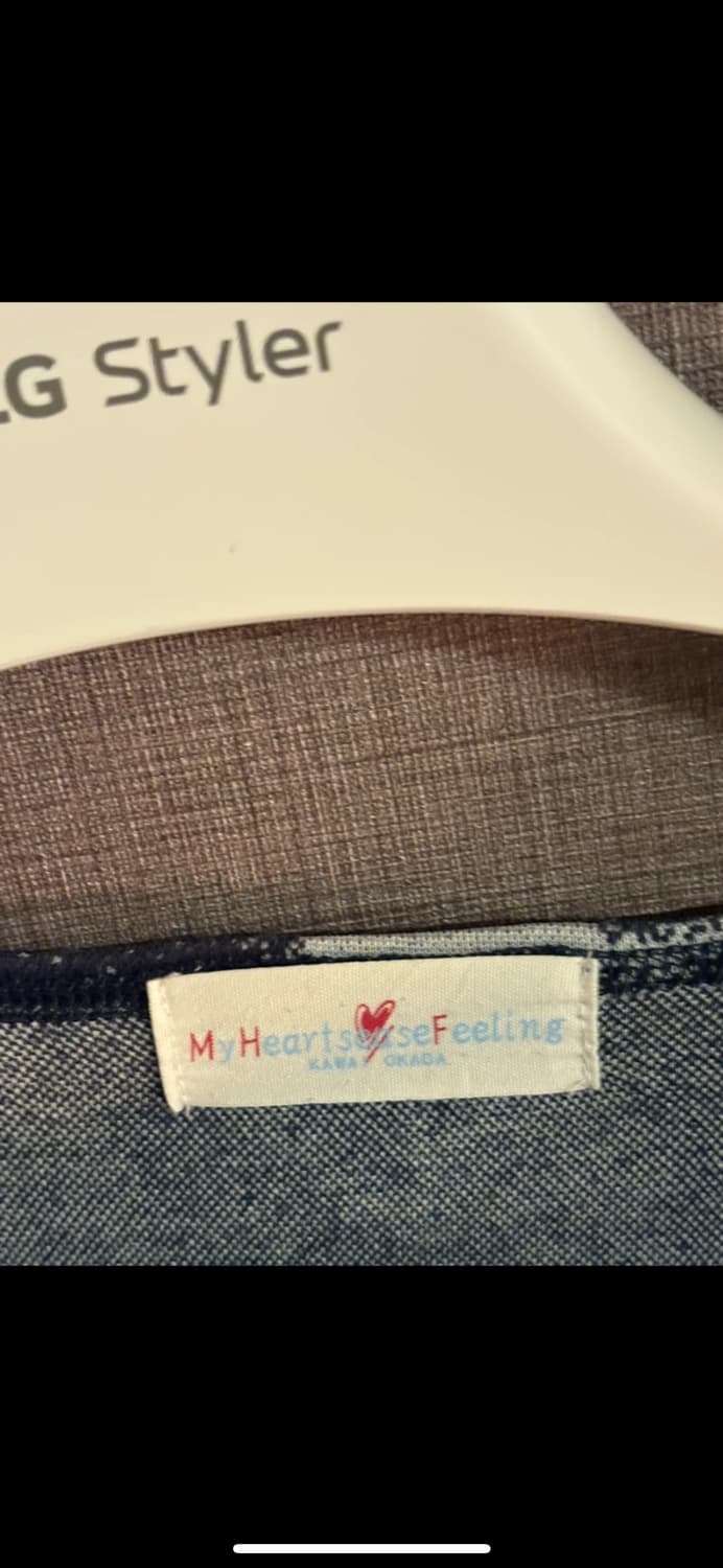 MyHeartseaseFeeling 두께감있는니트재질얇은겨울티JAPAN 상품이미지2