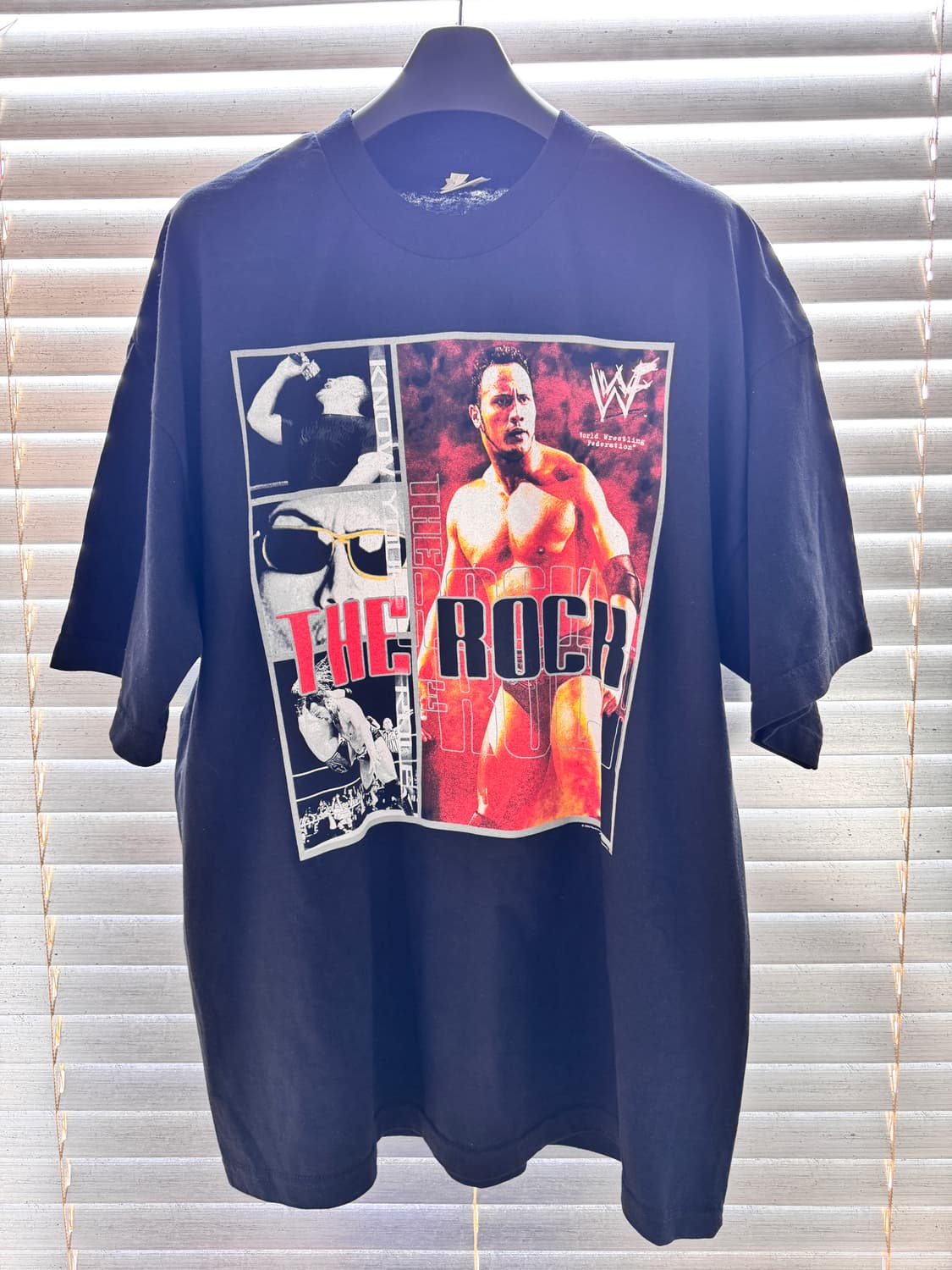 [XXL] WWF 더 락 빈티지 티셔츠(데드스탁) 상품이미지1