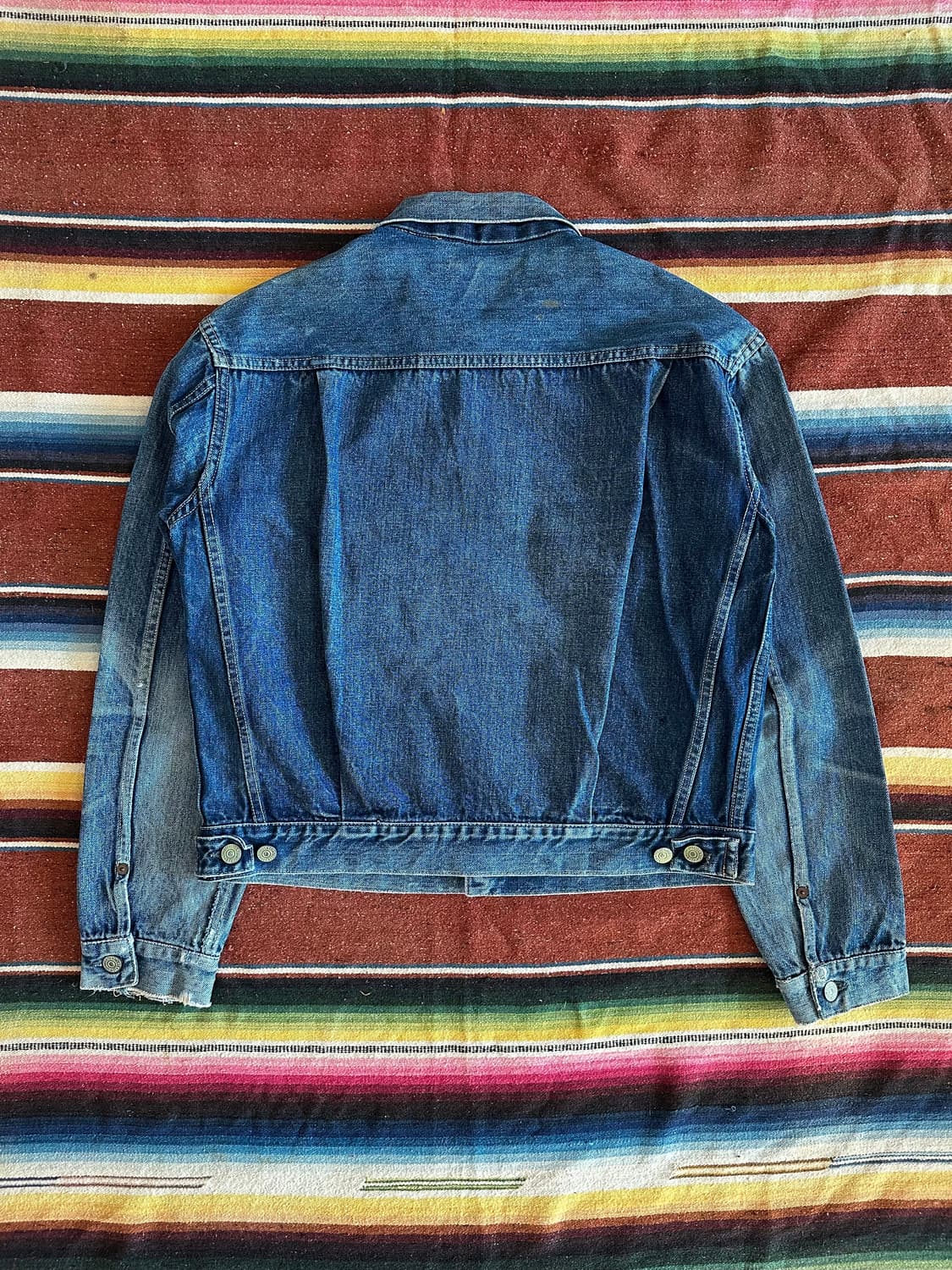50s USA 빈티지 리바이스 507XX 2세대 오리지널 데님 자켓 상품이미지4
