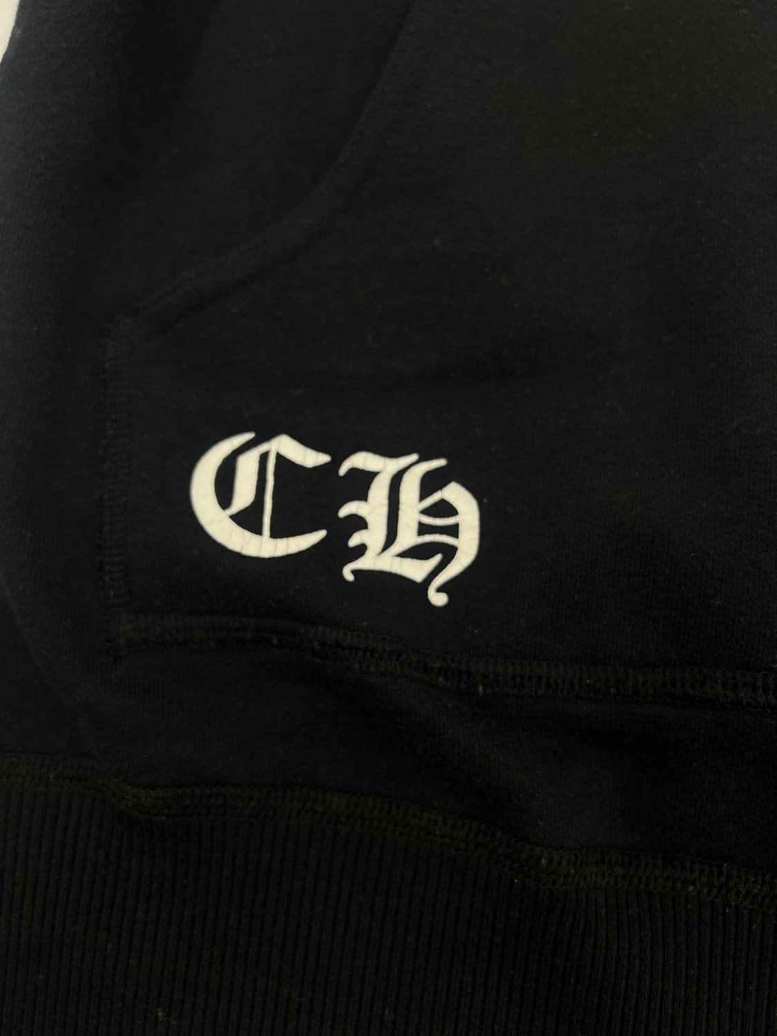 크롬하츠 스페이드 모노그램 크롭 후드집업 상품이미지4