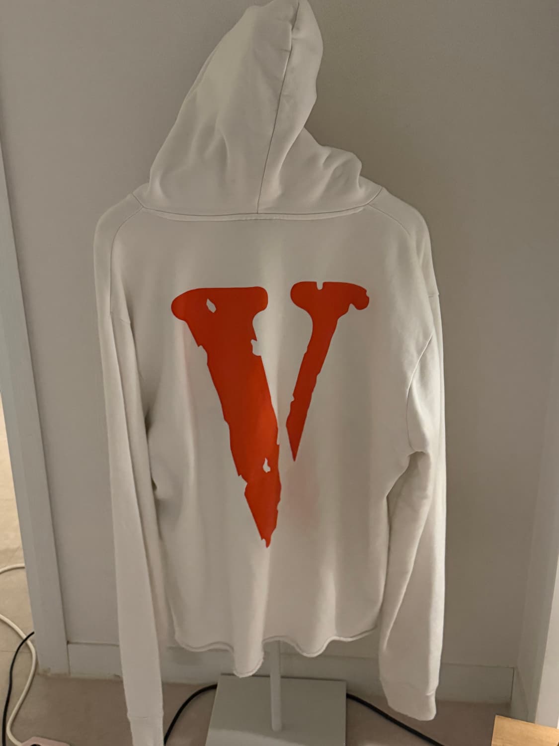 브이론 후디 화이트오렌지 상품이미지1