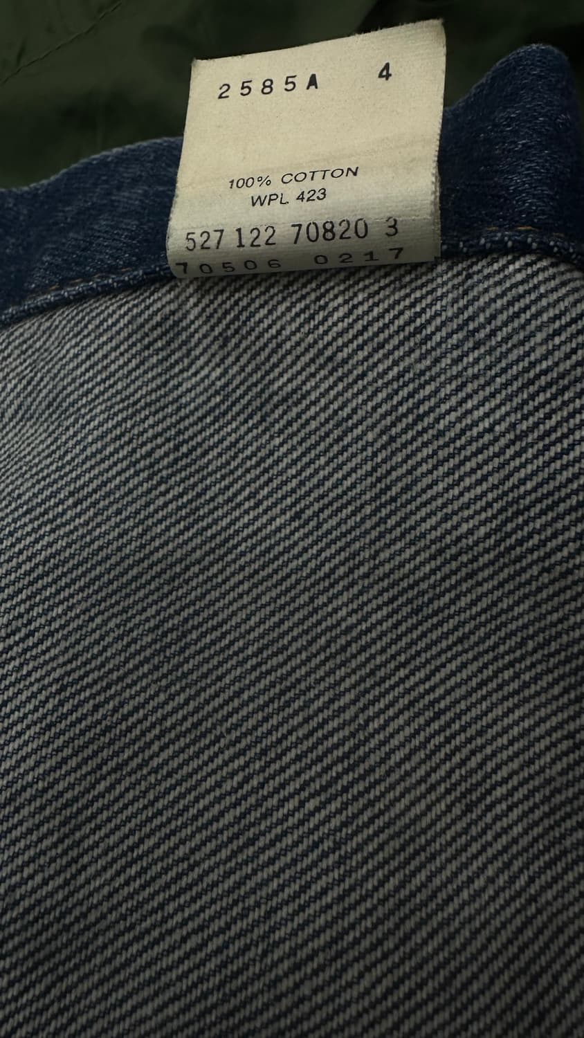 90s 리바이스 3세대 데님자켓 38 usa 상품이미지6