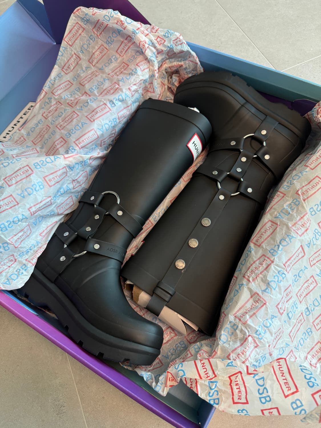 [250] 헌터 X 앤더슨벨 오리지날 2.0 톨 부츠 블랙 상품이미지7