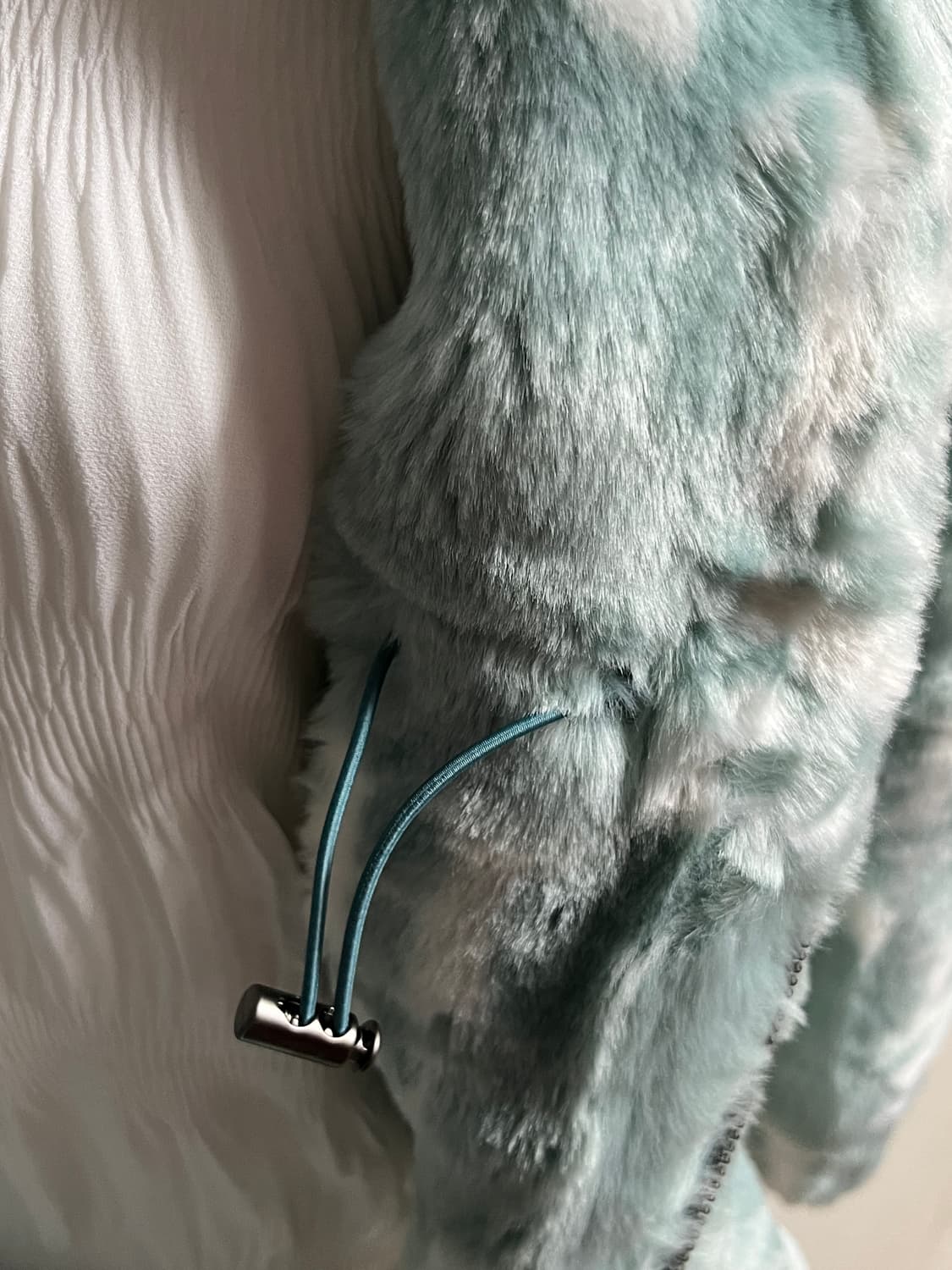 어피스오브케이크 민트 퍼자켓 상품이미지4