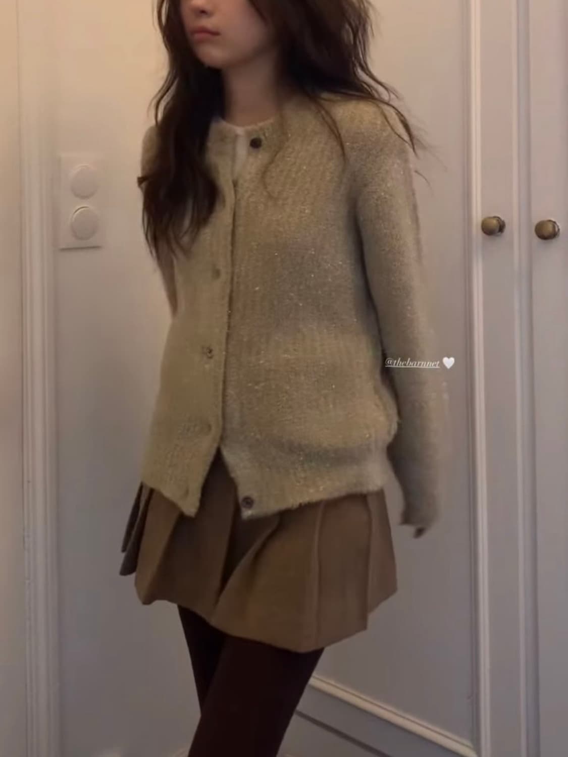 더바넷 Gold dazzle knit cardigan (상태좋음) 상품이미지5