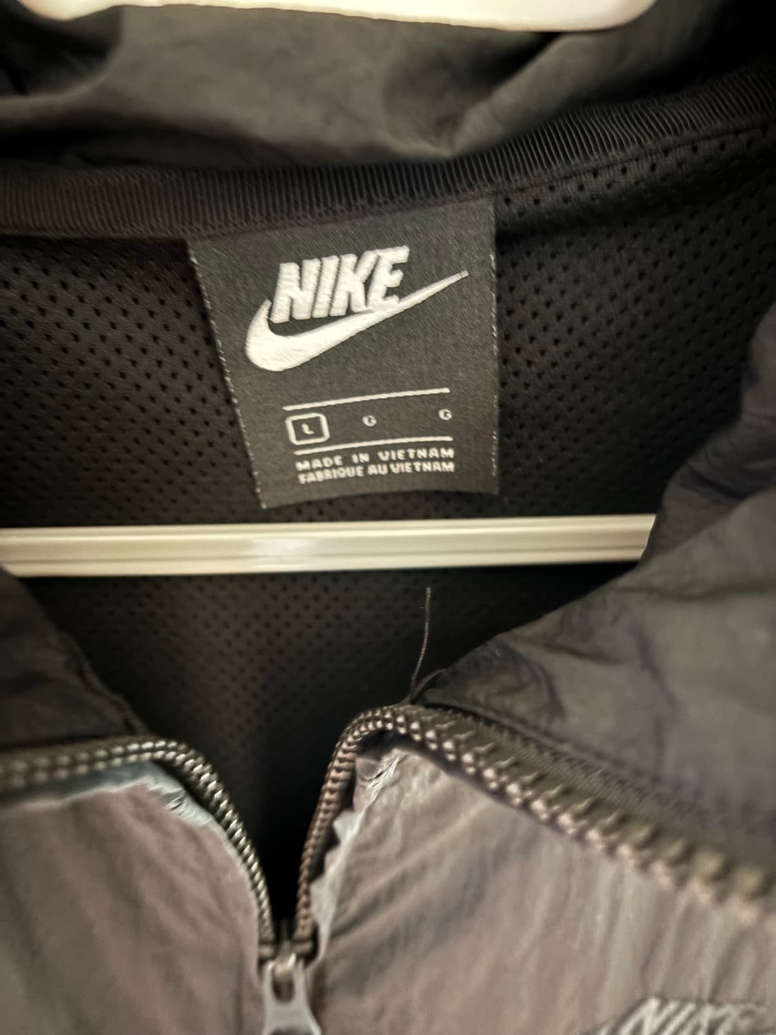 나이키 빅 스우시 우븐 자켓 블랙 L 상품이미지3