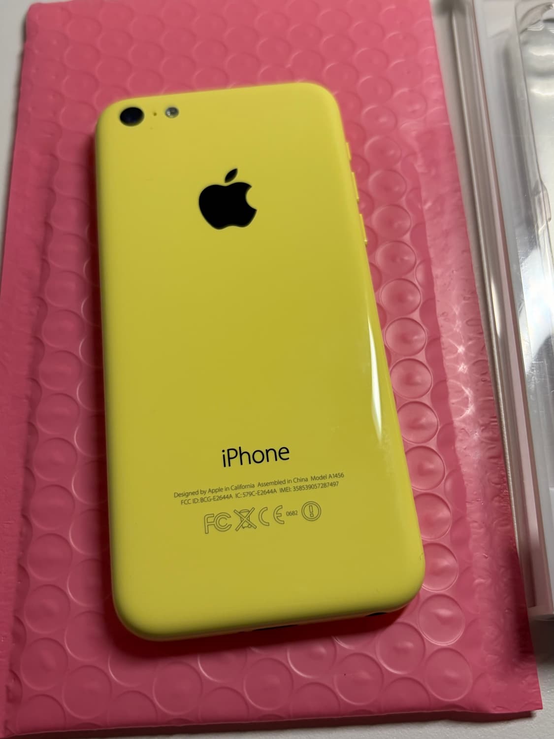 [5월6일 발송확정] 아이폰 5c 옐로우 16기가 #7497 신품수준 상품이미지1