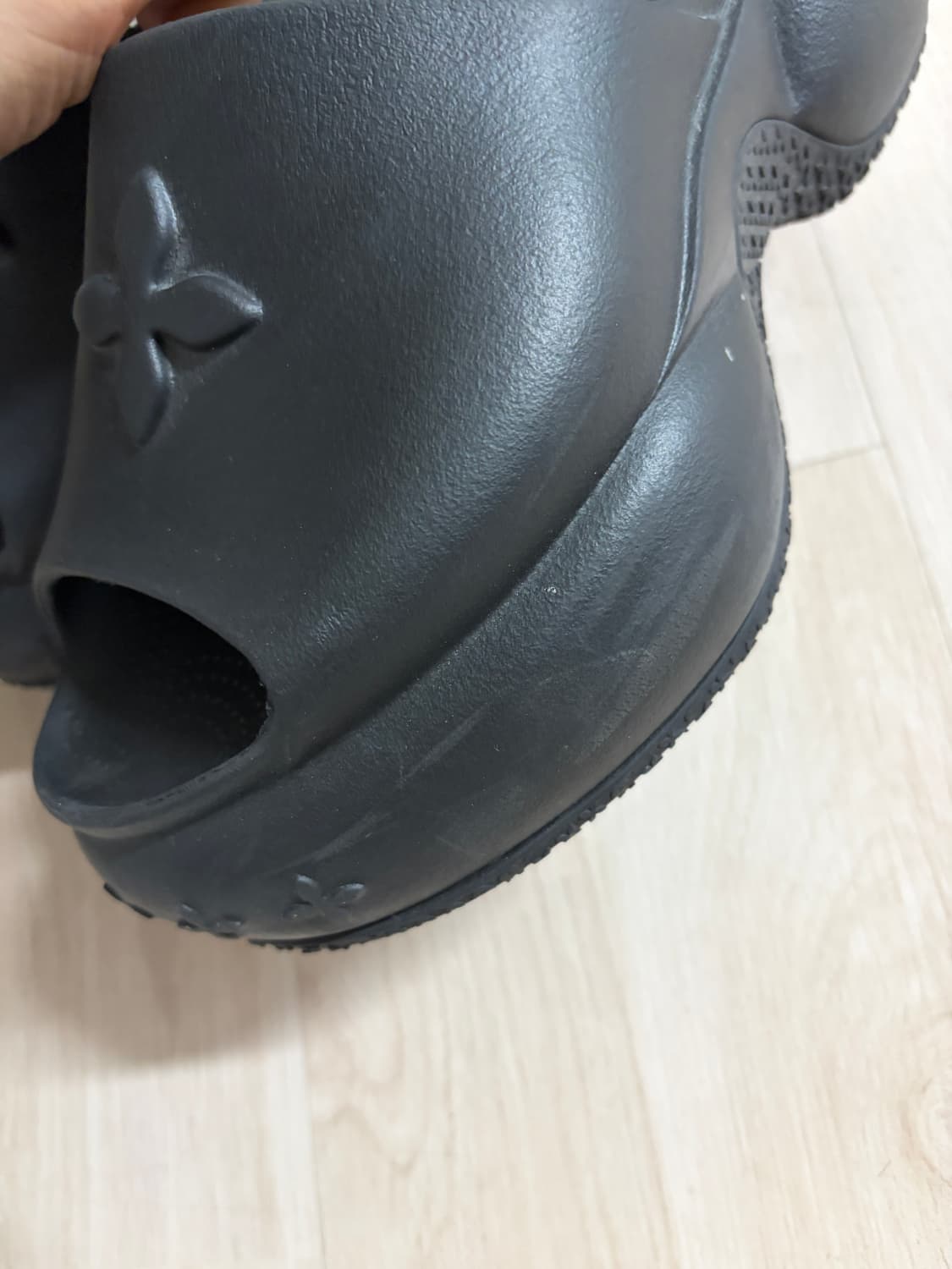 smfk Compass Wave 플랫폼 범퍼 샌들 블랙 컬러 38 상품이미지5