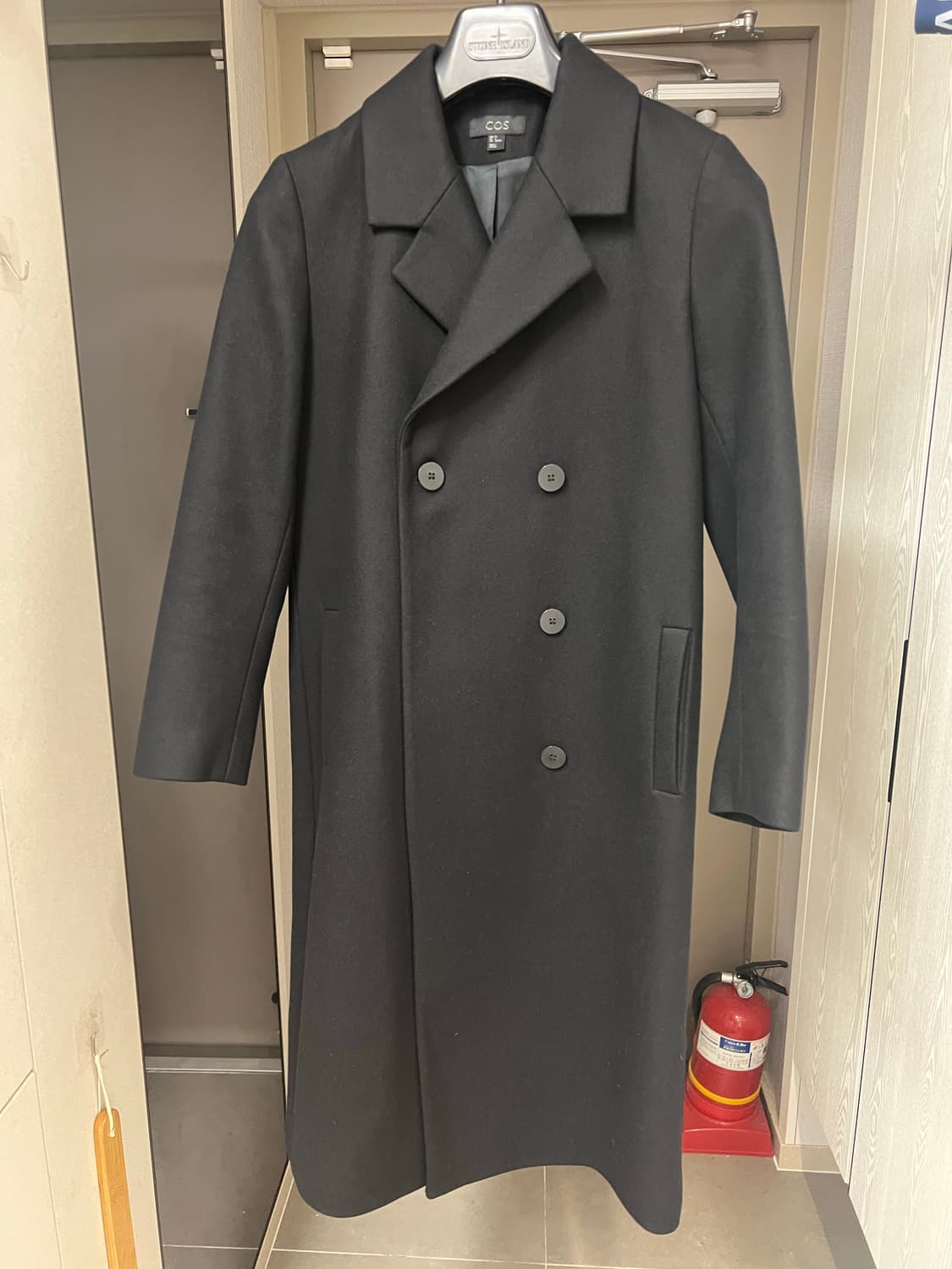 COS 여성 울 캐시미어 정장 더블코트 44사이즈 상품이미지2