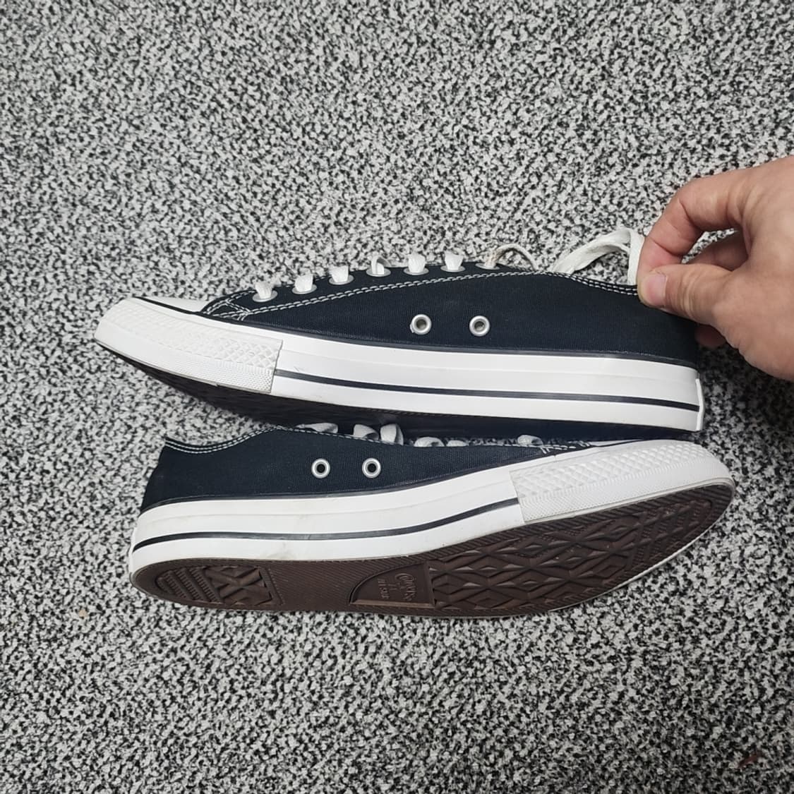 [265] 컨버스 캔버스화 로우 거의 새신발 상품이미지2