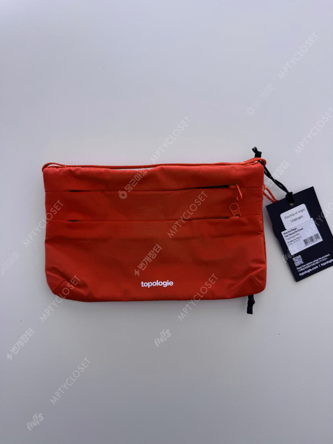 토폴로지 플랫 사코슈백 스몰 레드 상품이미지2