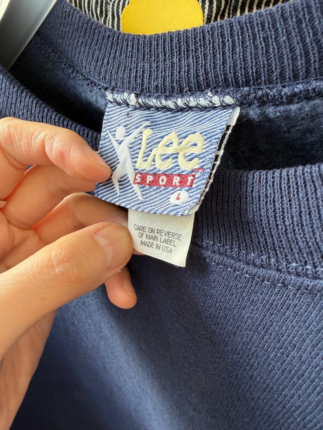 Lee black sweat shirts 상품이미지3