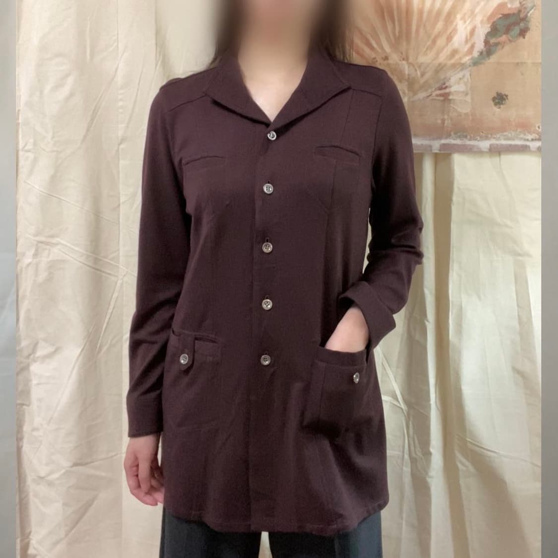 딥 브라운 포켓 셔츠 상품이미지3