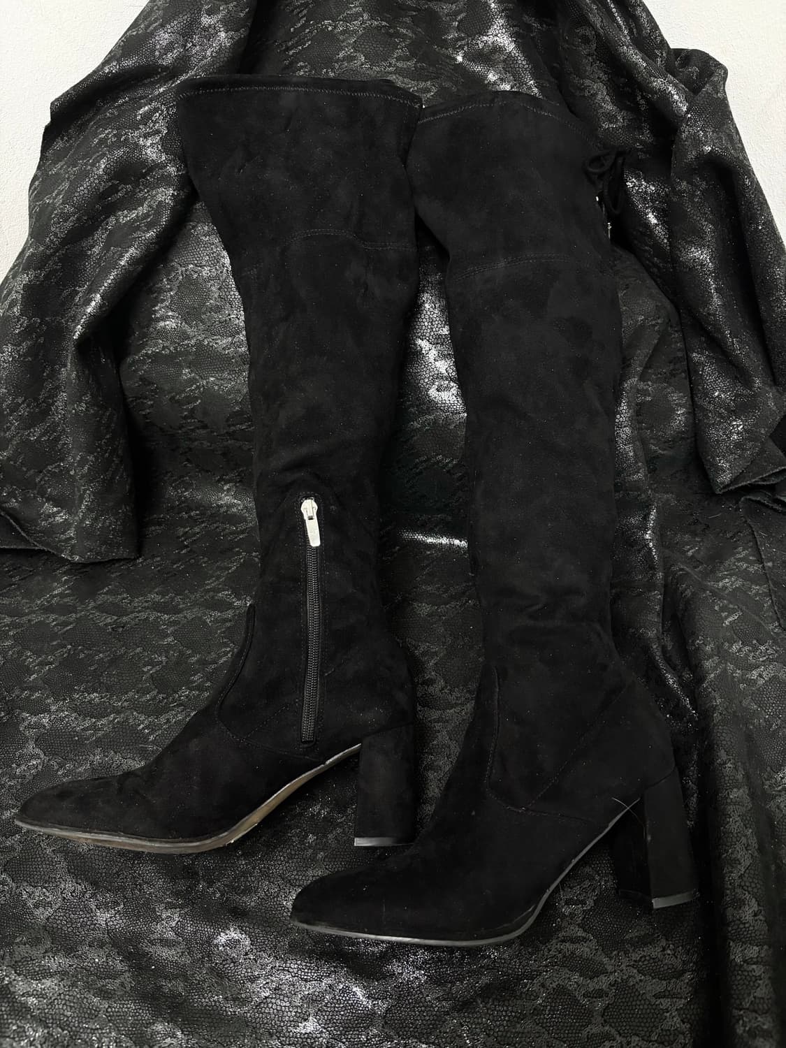 “Vintage” Y2K Mood Black Long Boots 상품이미지2