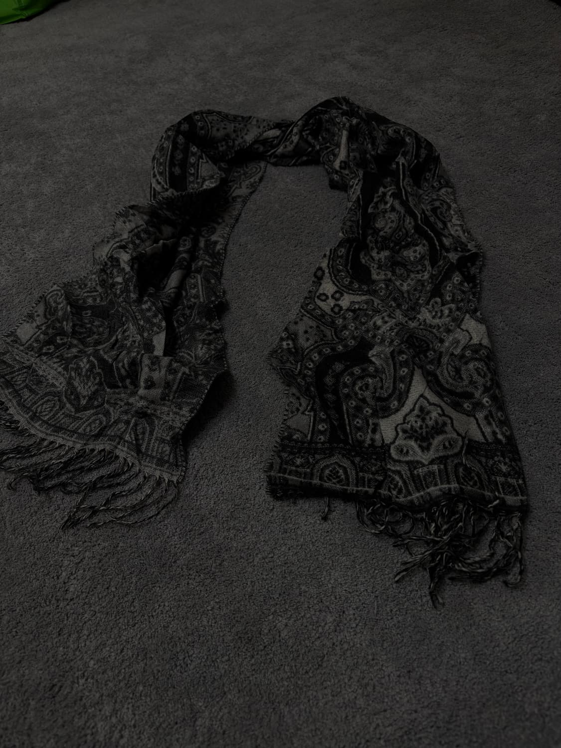 Vintage v-kei punk mood gothic scarf 상품이미지2