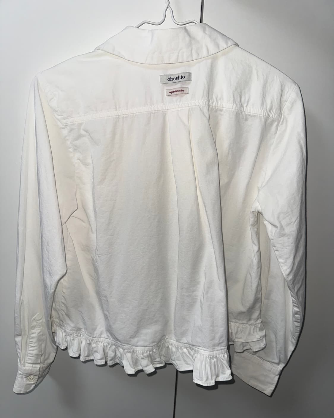 오헤시오 프릴 포켓 블라우스 상품이미지5