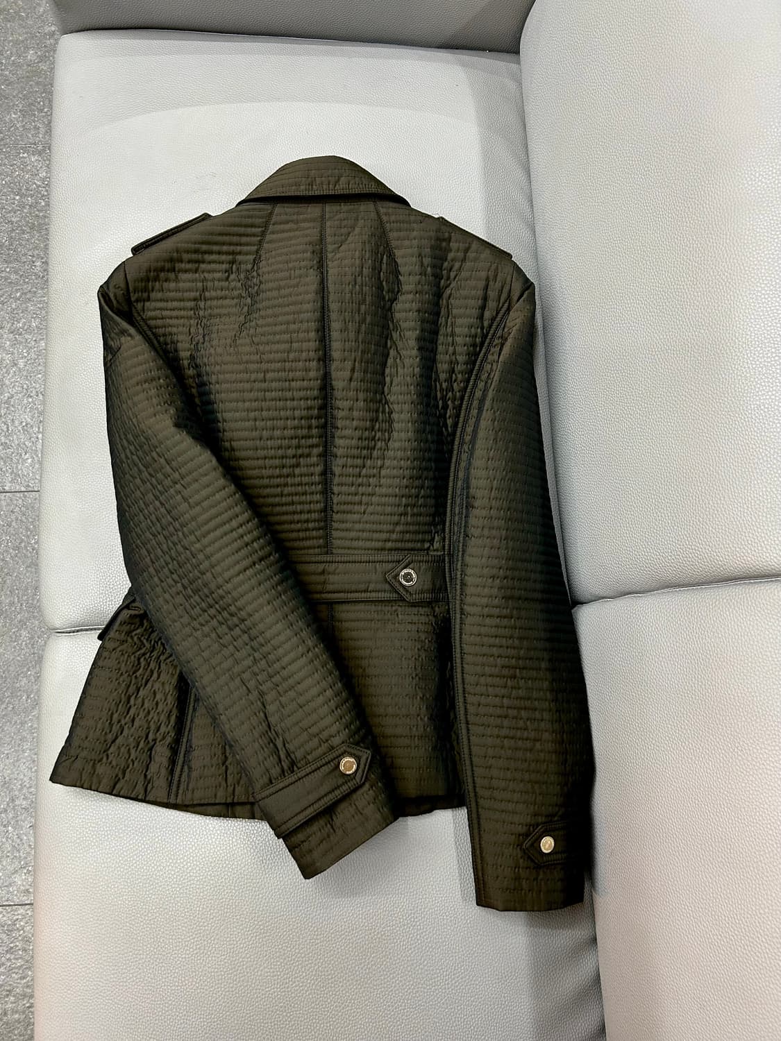 버버리 퀼팅 더블버튼 자켓(M/55) 상품이미지6