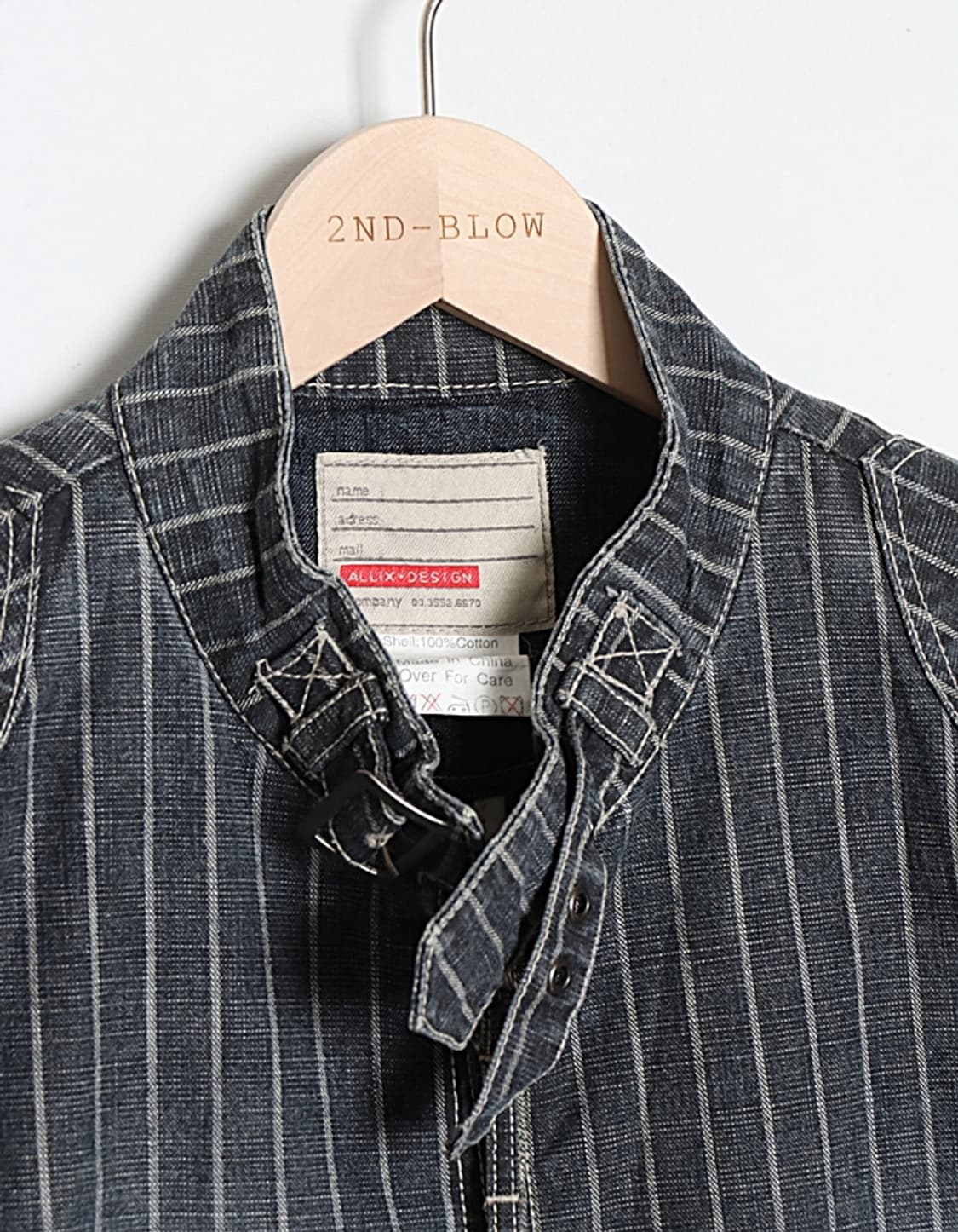 ALLIX+DESIGN Denim Rider Jacket 상품이미지3