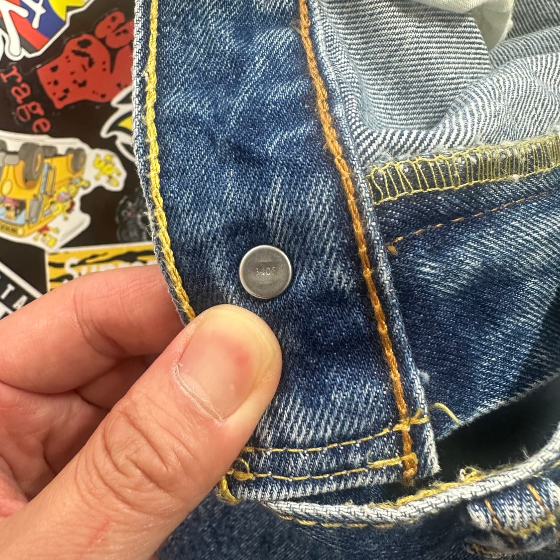 리바이스 550 블루 진 데님 팬츠 38 상품이미지5