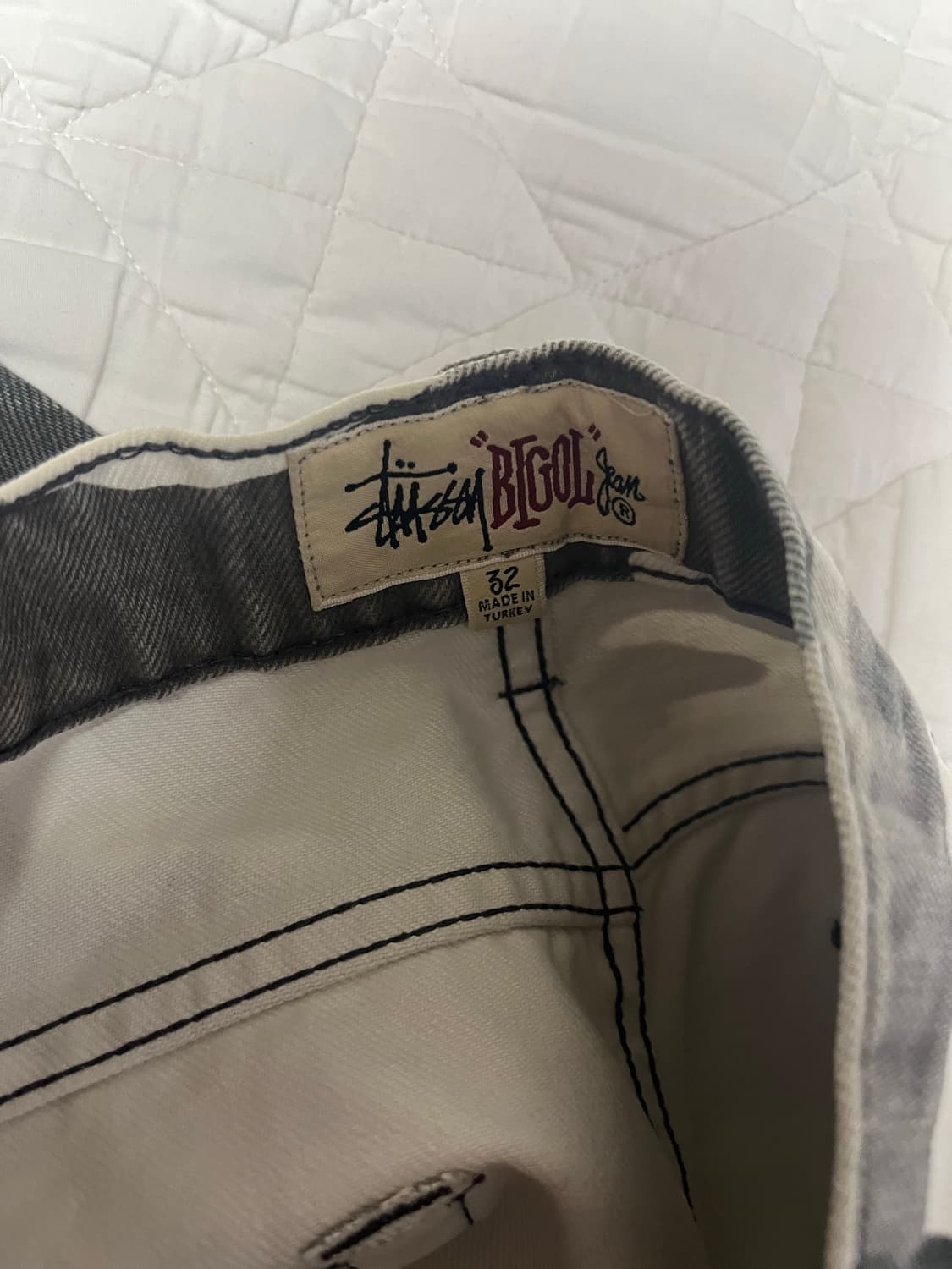 스투시 big ol jean 스노우 카모 32 상품이미지5