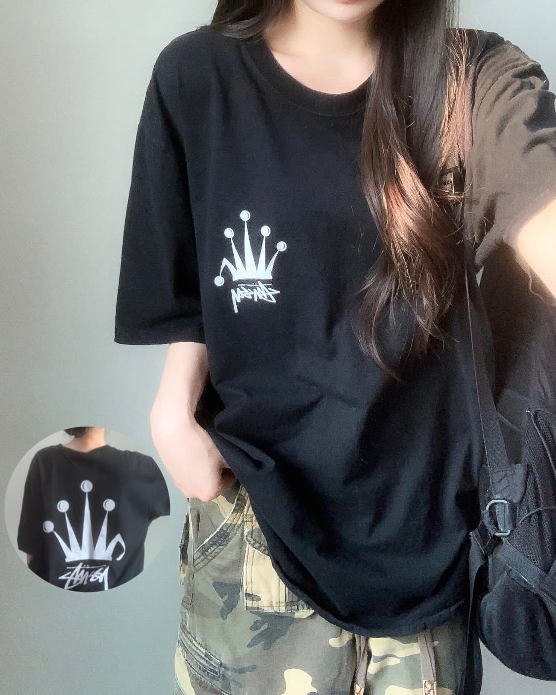 스투시 크라운 반팔티 상품이미지1