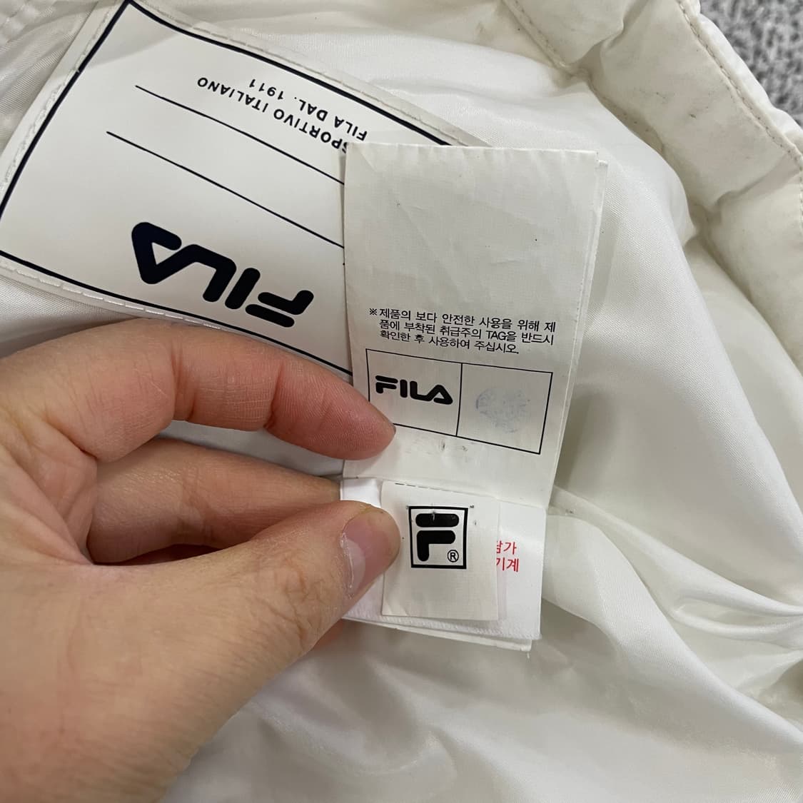 [155] 휠라 키즈 덕다운 패딩 점퍼 1209EB1 상품이미지8