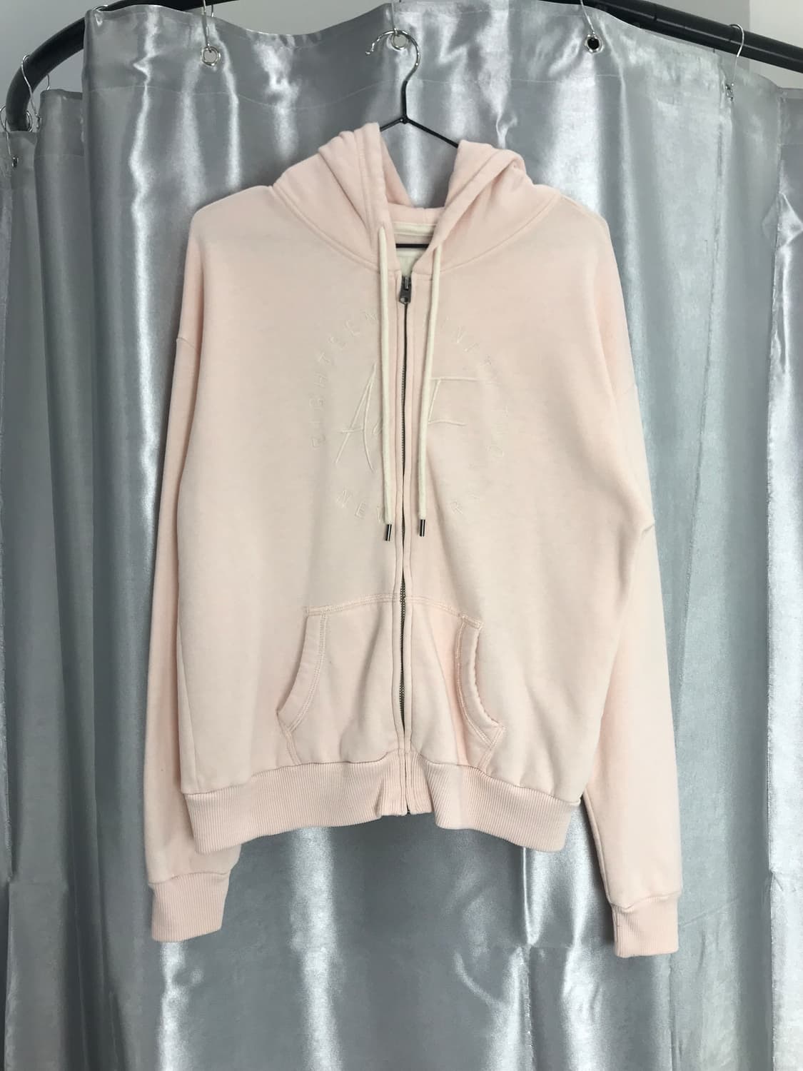 Abercrombie & Fitch Pink Hoodie Zip-Up 상품이미지3