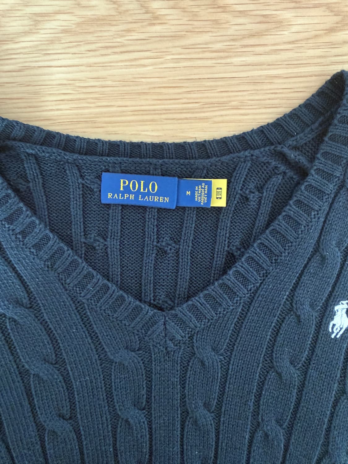 폴로 랄프로렌(Polo Ralph Lauren) 브이넥 코튼 니트 상품이미지5