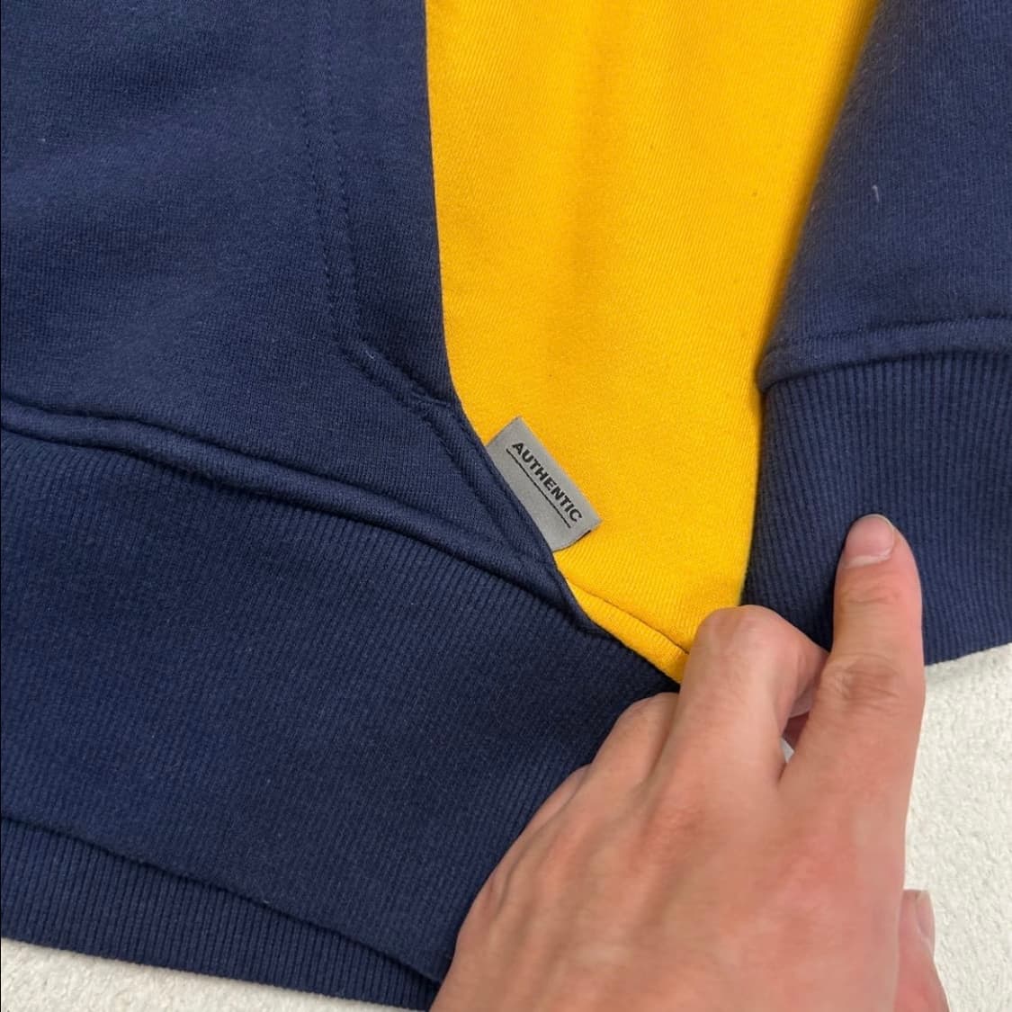 Nike West Virginia 90s navy hoodie 상품이미지5