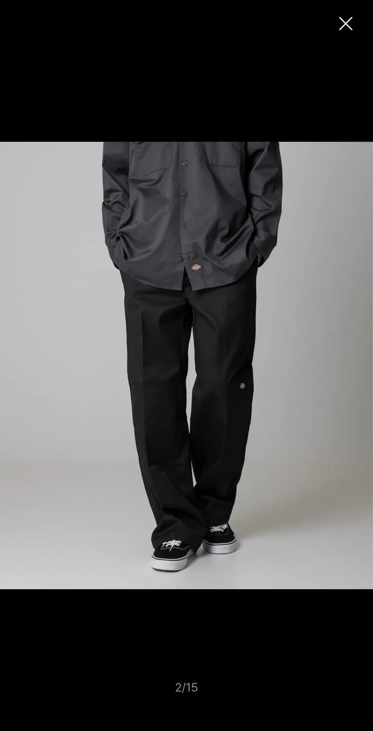 디키즈 더블니 85283 34x30 블랙 새제품 상품이미지1