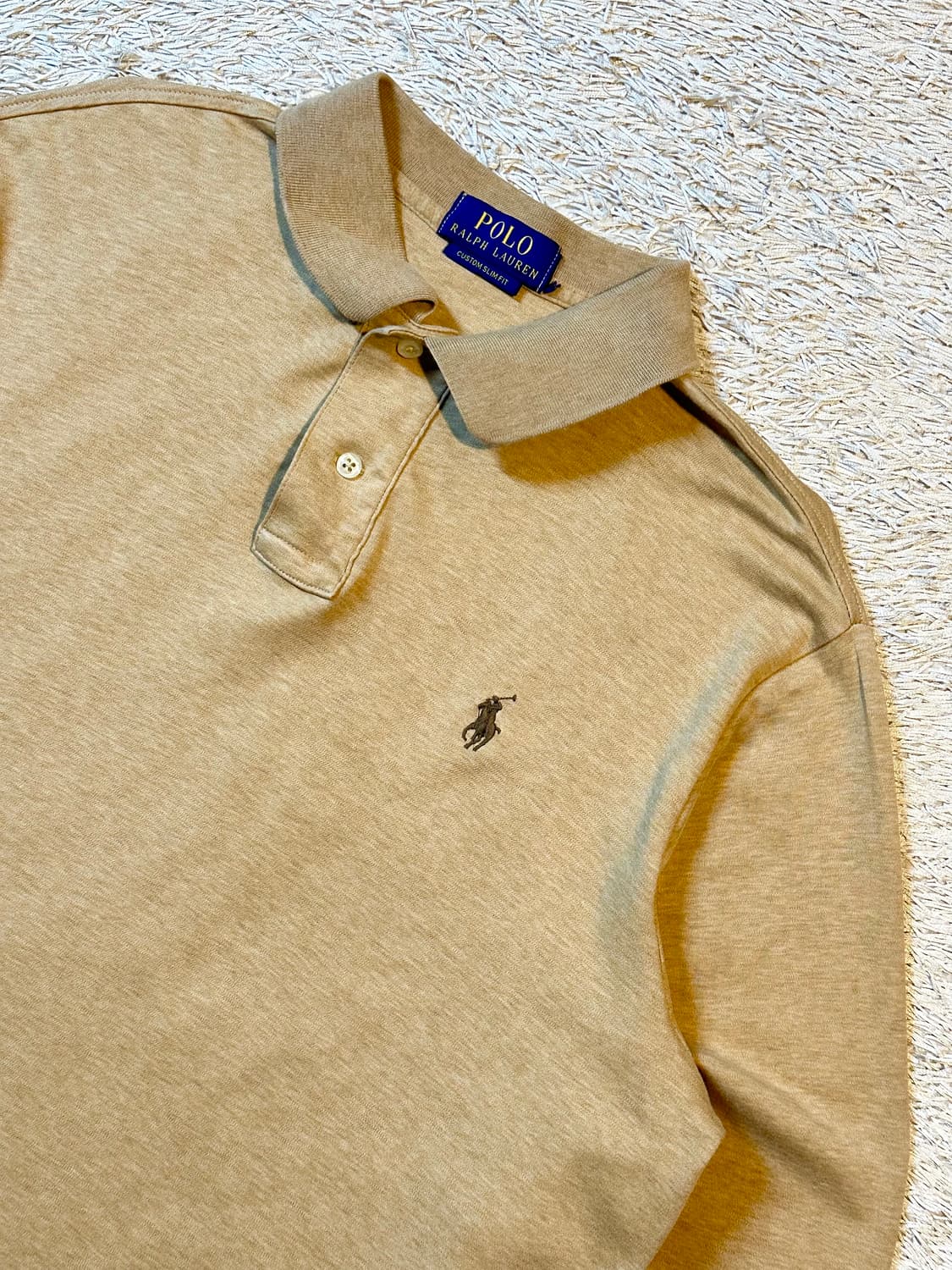 폴로 랄프로렌 신형 브라운포니 PK 긴팔 카라티 베이지 상품이미지2