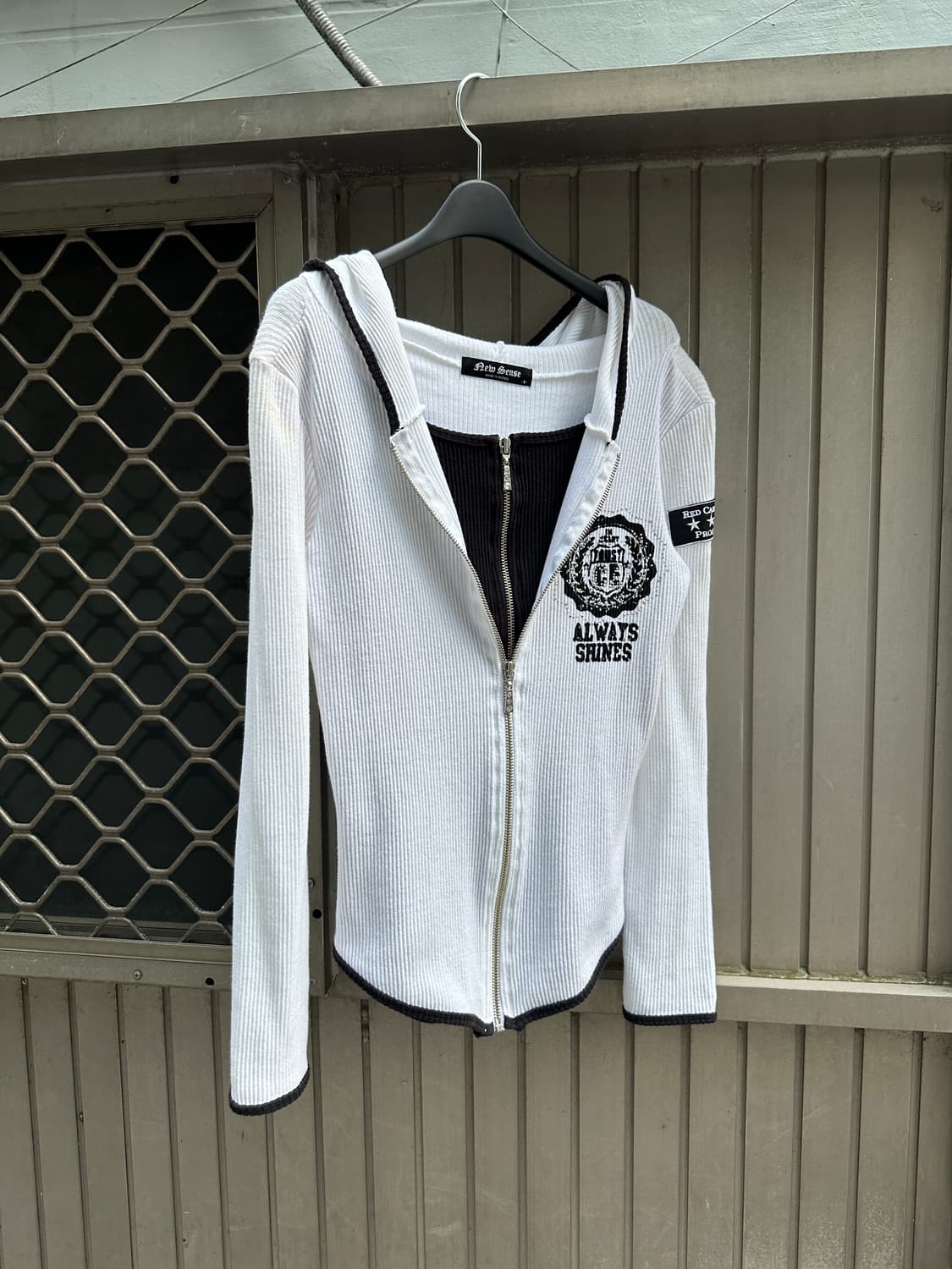 DEM SENSE cubic detail 2way zip up 상품이미지6